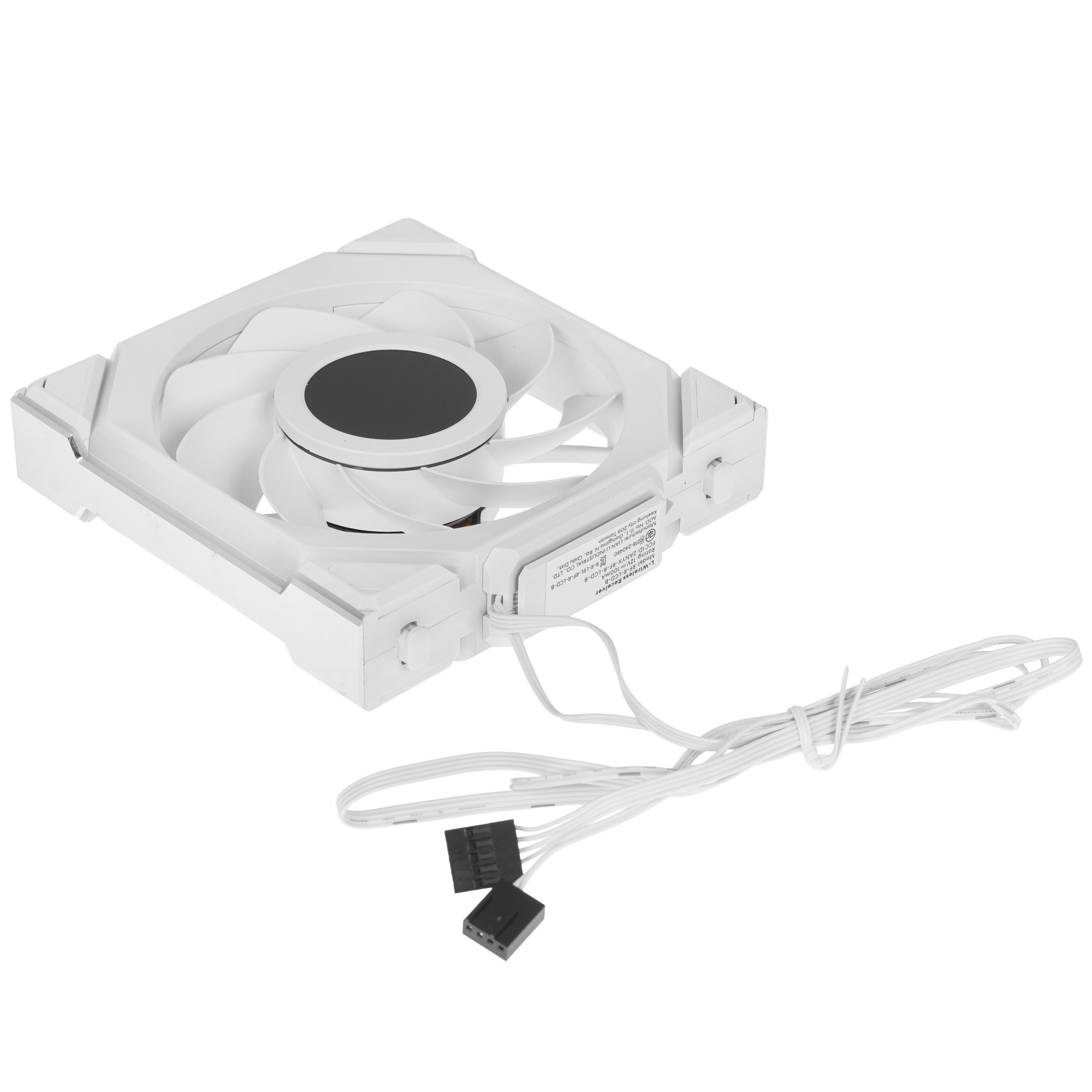 Вентилятор для корпуса Lian Li Uni Fan SL Wireless 120 LCD Reverse ARGB белый, 120 мм, 1900 об/мин,