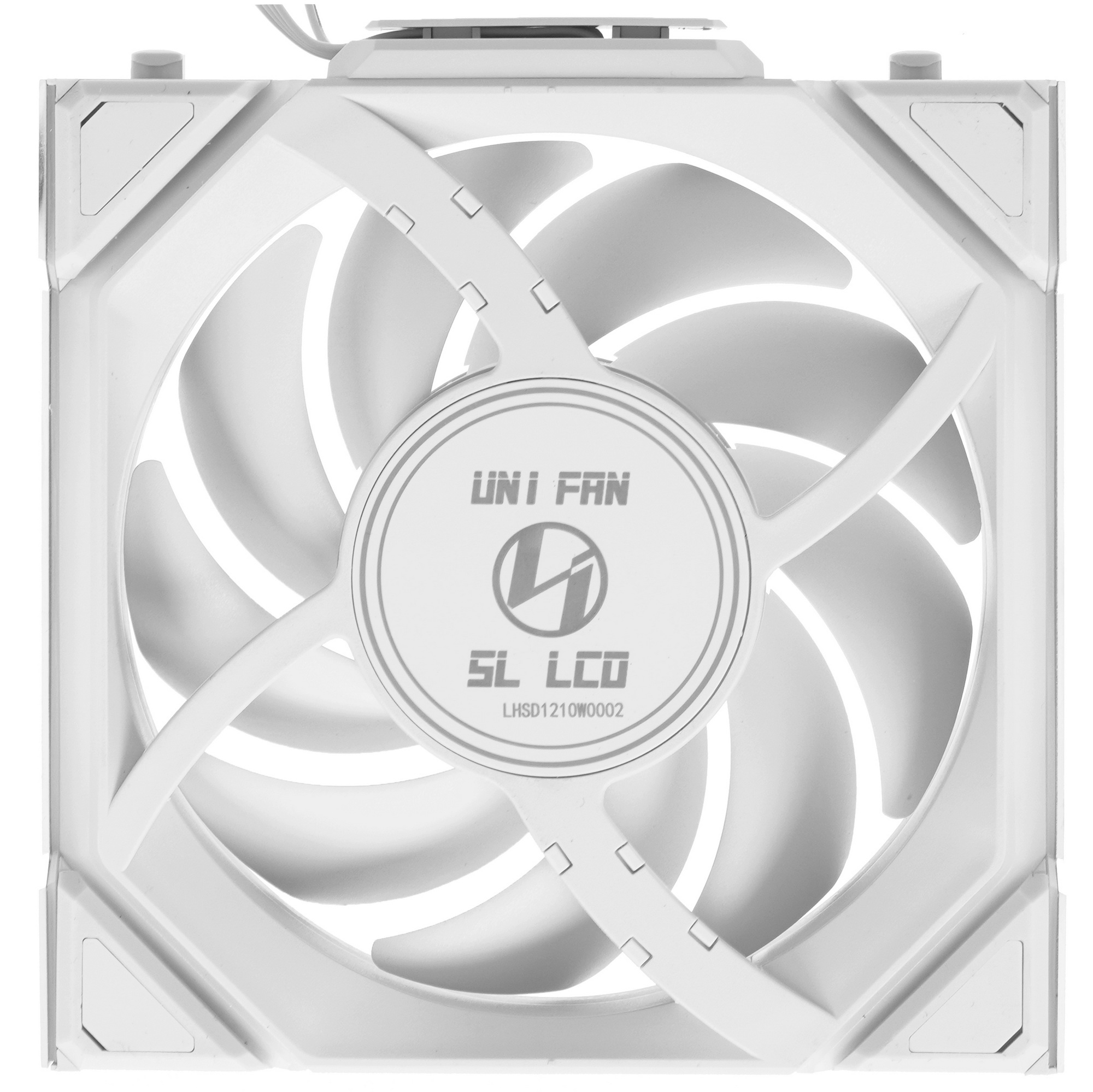 Вентилятор для корпуса Lian Li Uni Fan SL Wireless 120 LCD Reverse ARGB белый, 120 мм, 1900 об/мин,