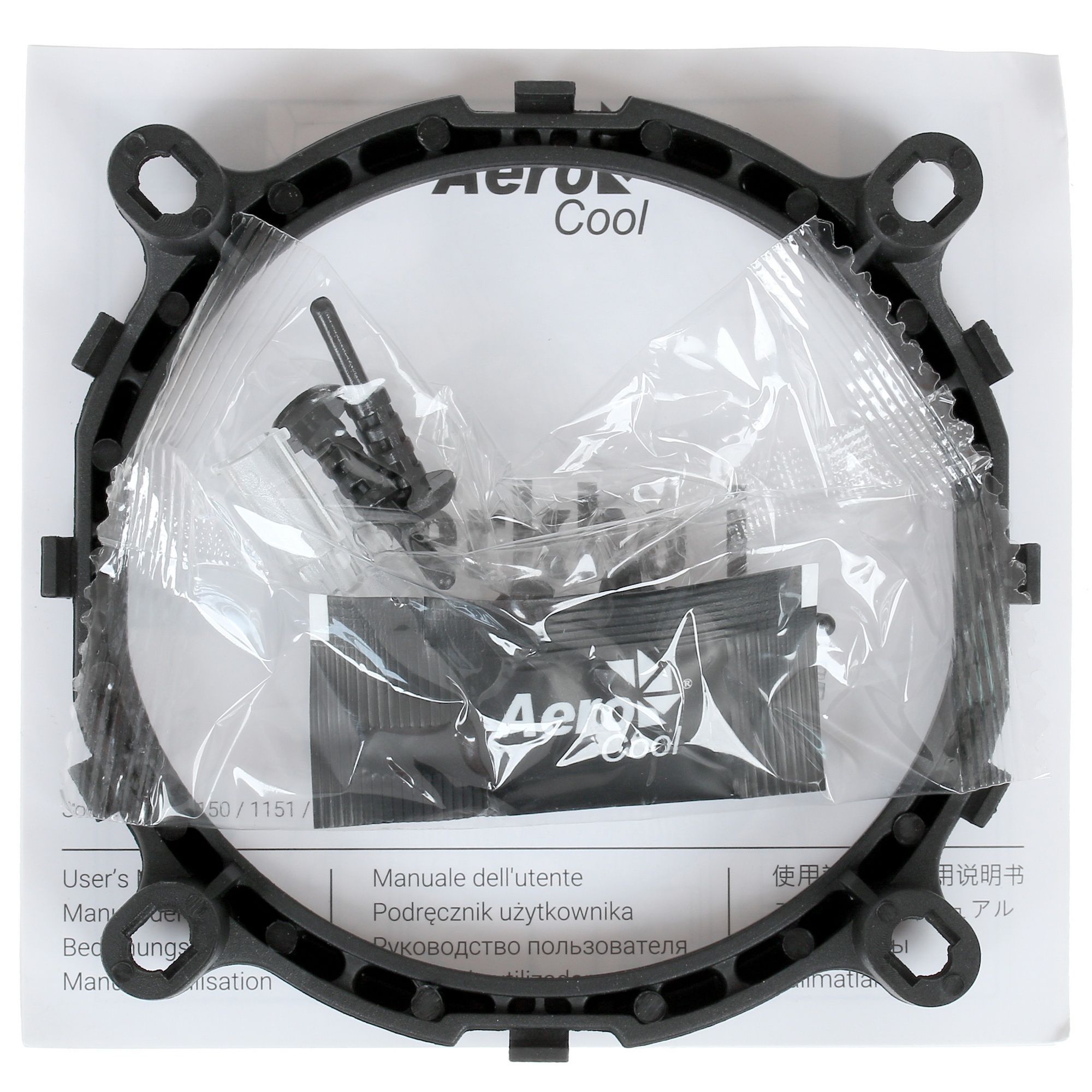 Кулер для процессора AeroCool / Formula Verkho I серебристый, 80 мм, алюминий, 2500 об/мин, 29.7 дБ,