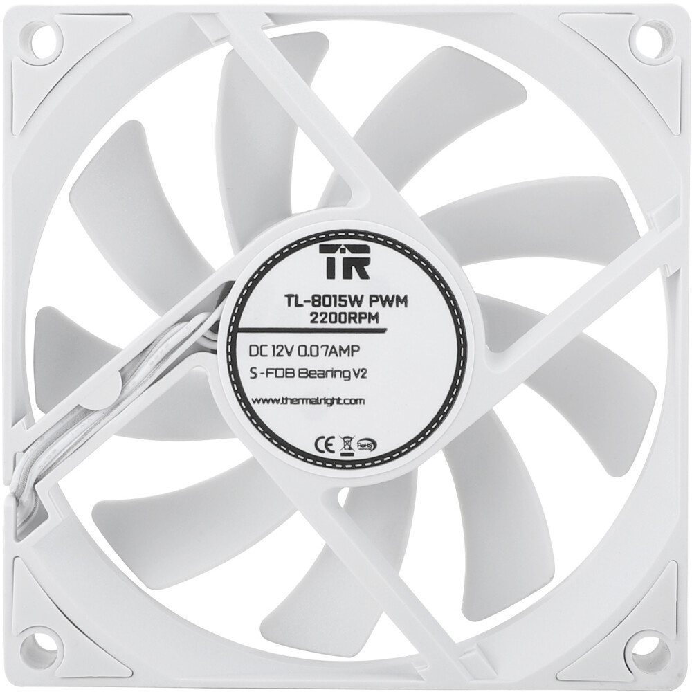 Вентилятор для корпуса ExeGate EX08015S4P-PWM черный, 80 мм, 2500 об/мин, 25.5 дБ, 4 pin