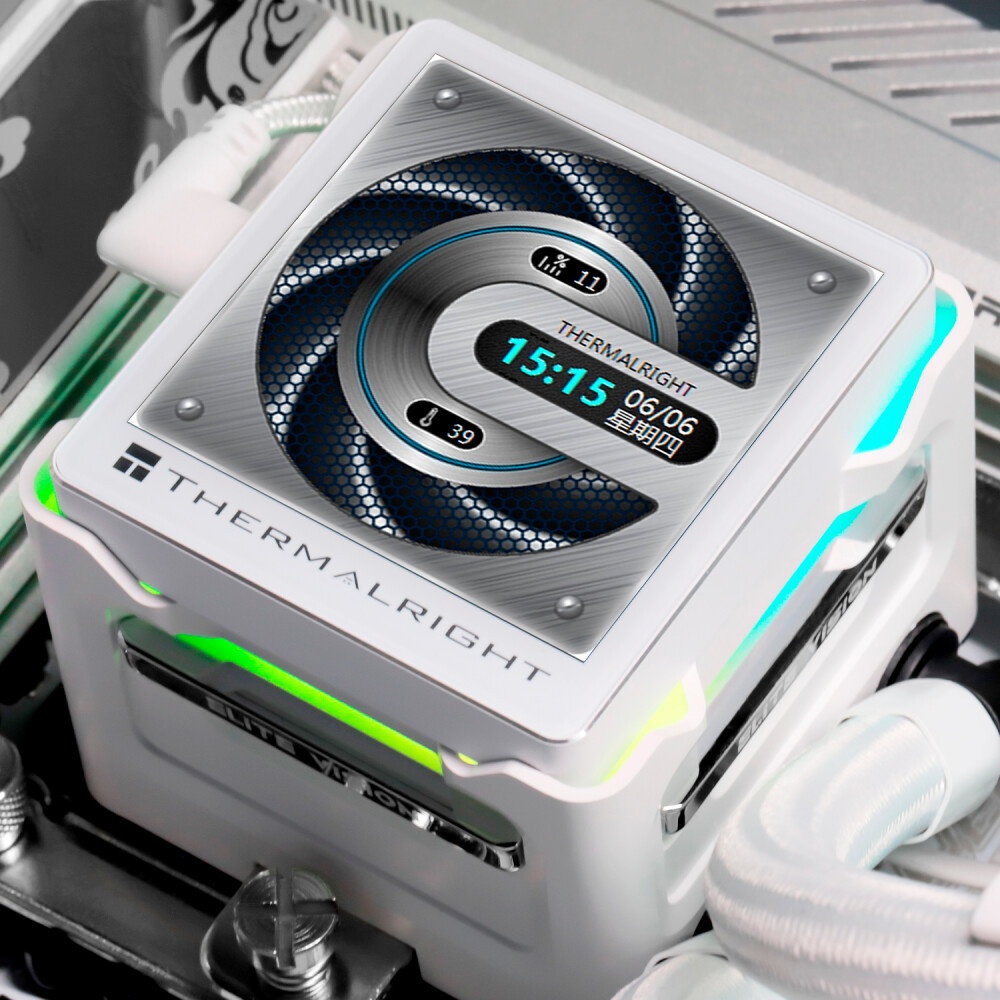 Система жидкостного охлаждения Thermaltight Aqua Elite 120 V3 (120mm, Black, ARGB/ Fans: 1x120mm, 66