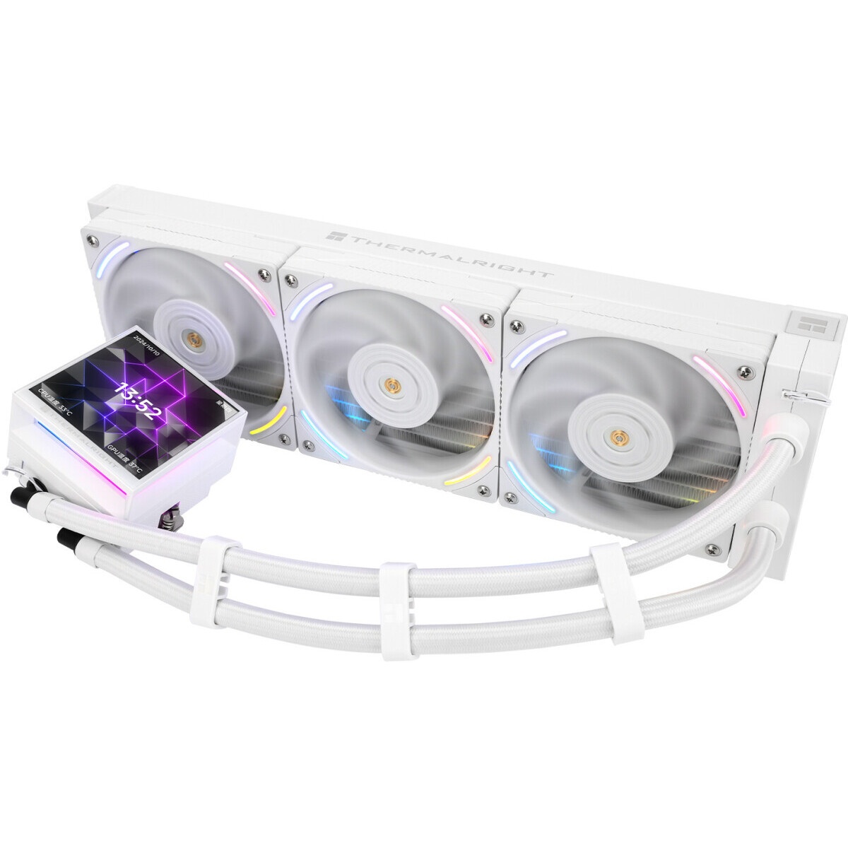 Система жидкостного охлаждения Thermaltight Aqua Elite 120 V3 (120mm, Black, ARGB/ Fans: 1x120mm, 66