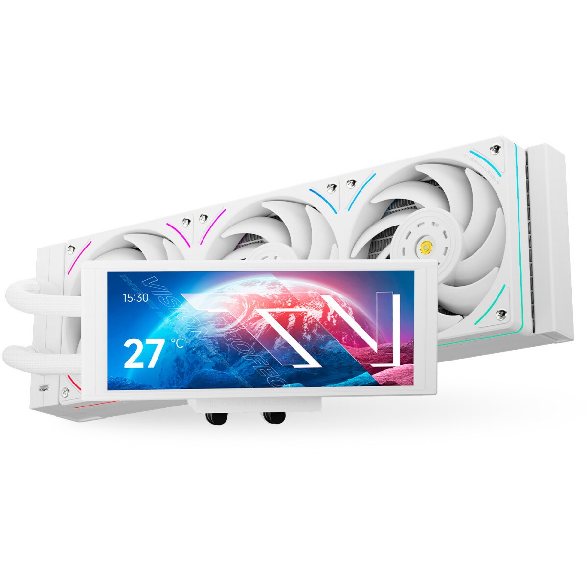 Система жидкостного охлаждения Thermaltight Aqua Elite 120 V3 (120mm, Black, ARGB/ Fans: 1x120mm, 66