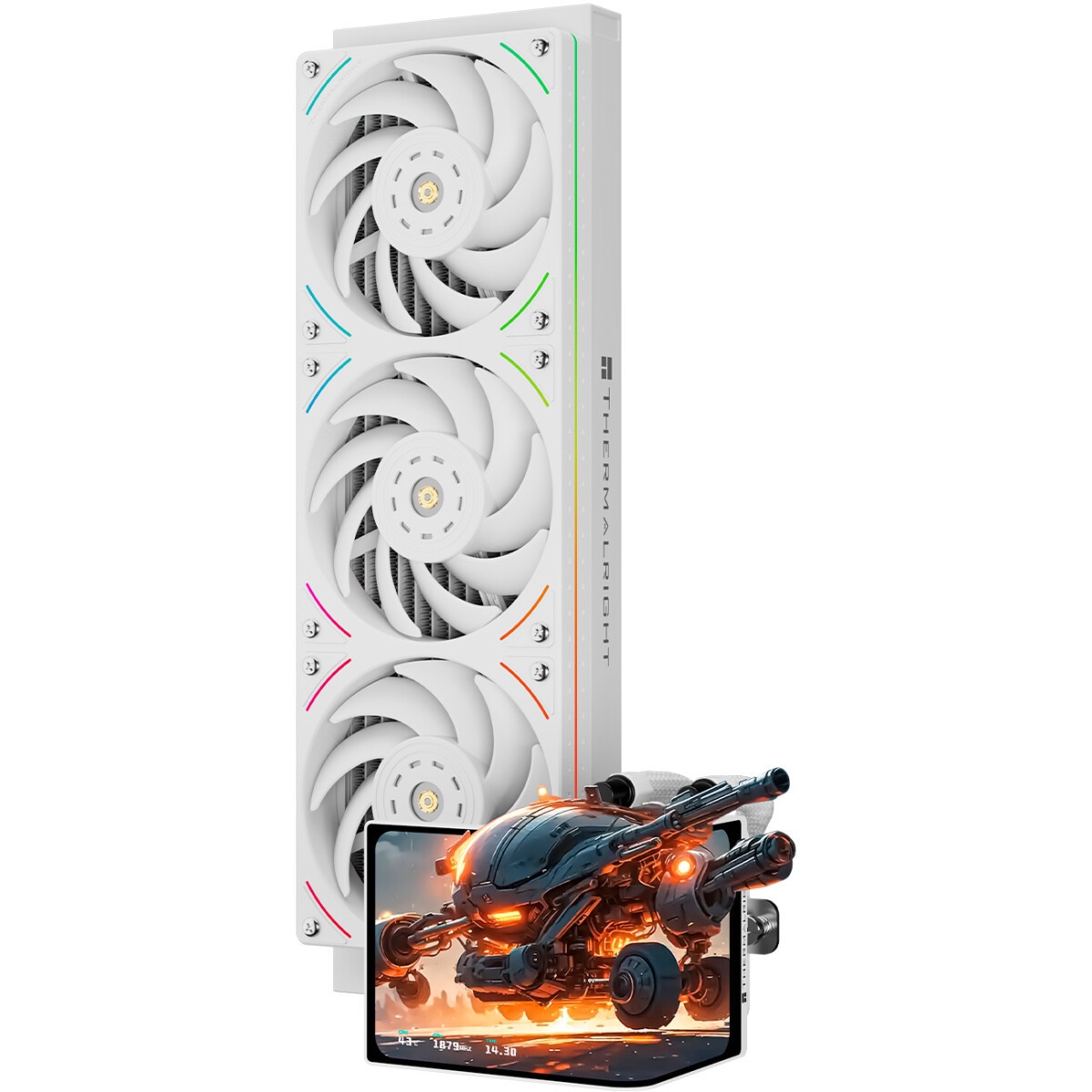 Система жидкостного охлаждения Thermaltight Aqua Elite 120 V3 (120mm, Black, ARGB/ Fans: 1x120mm, 66