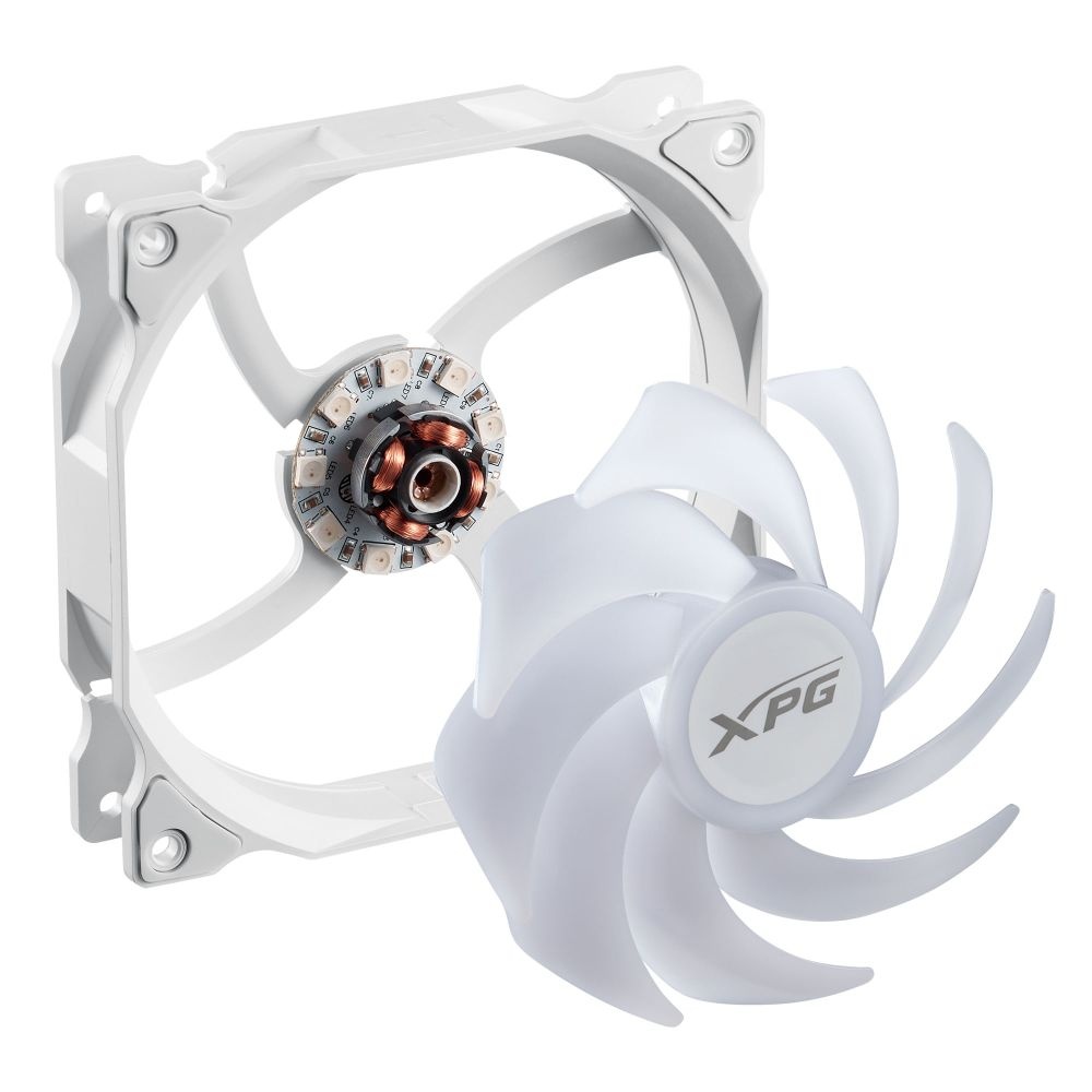 Вентилятор VENTO 120 ARGB, белый 120мм 1200rpm 21db 3-pin