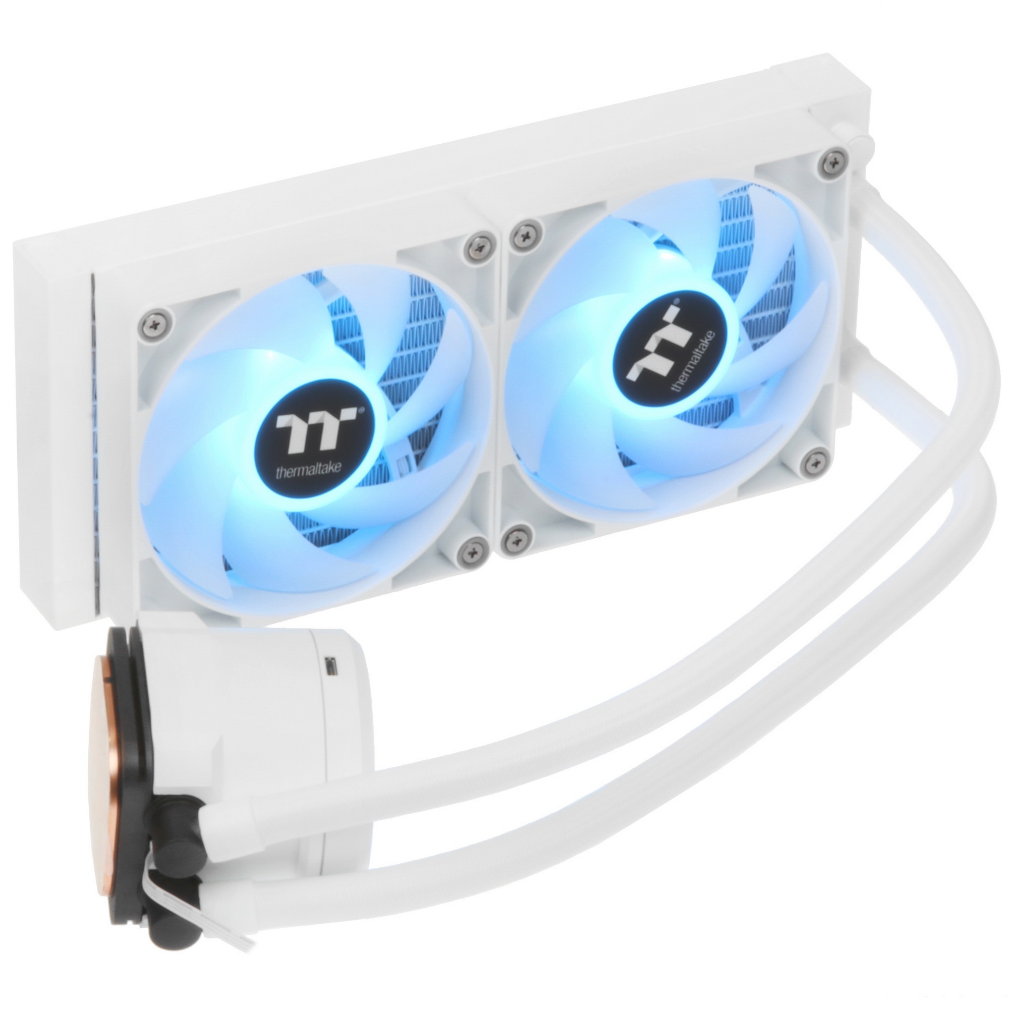 Система водяного охлаждения Thermaltake TH240 V2 Ultra Snow ARGB Soc-AM5/AM4/1200/1700/1851 белый 4-