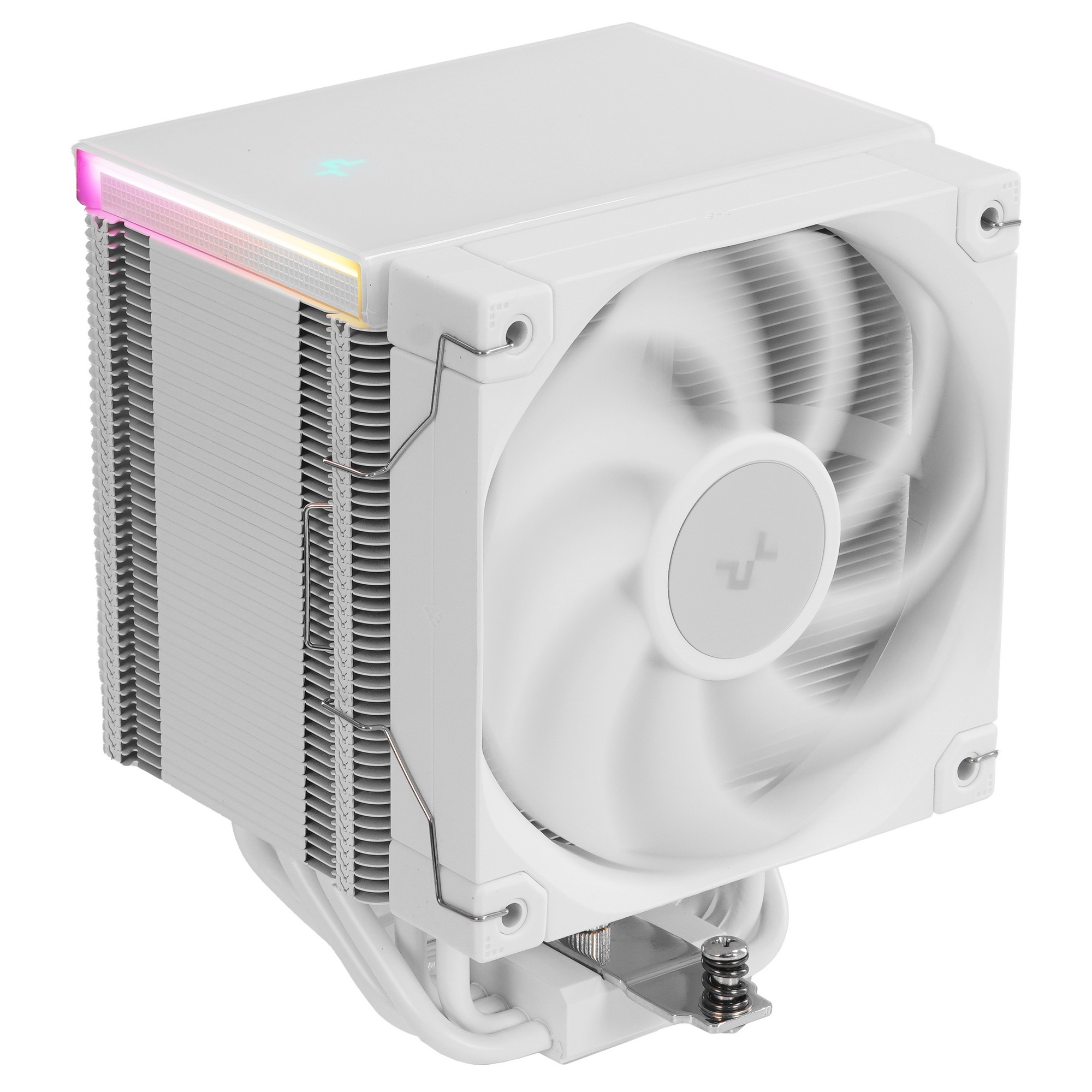 Кулер для процессора DEEPCOOL AK500 DIGITAL PRO WH белый 120 мм, алюминий/медь, 1750 об/мин, 25 дБ,