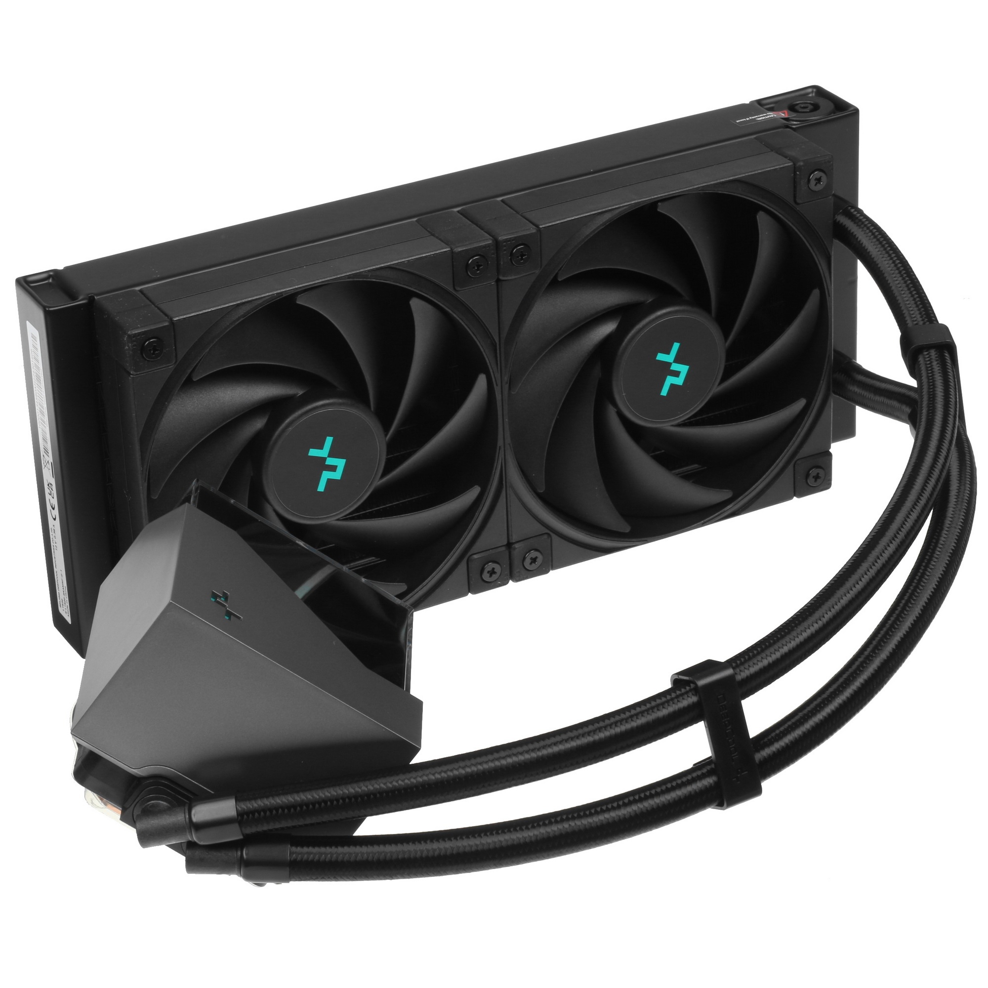 Система жидкостного охлаждения DEEPCOOL LT520 черный, 120 мм, алюминий/медь, 2250 об/мин, 32.9 дБ, 3