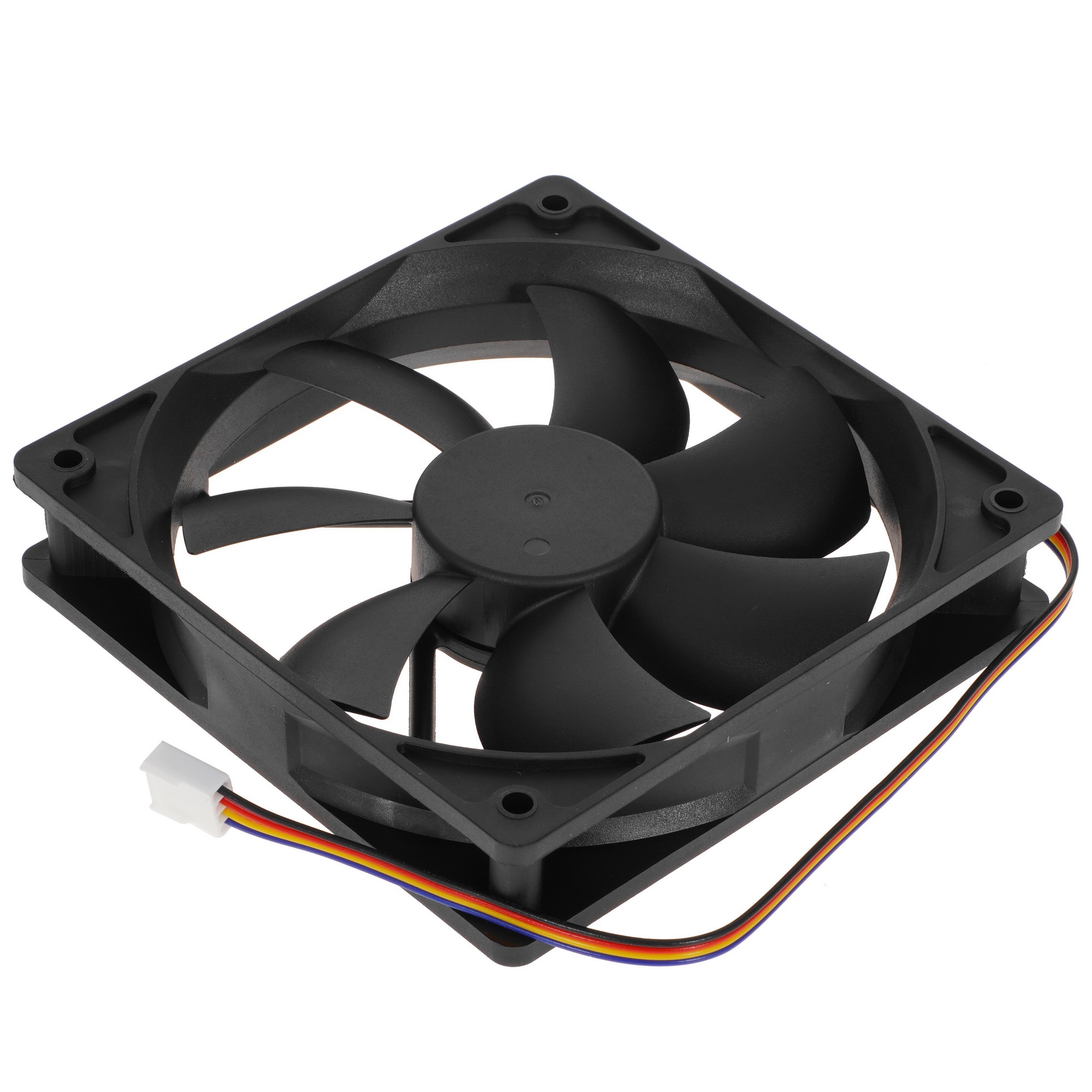Вентилятор для корпуса Gembird D12025HM-4 черный 120мм 2000rpm 38.65db 4-pin