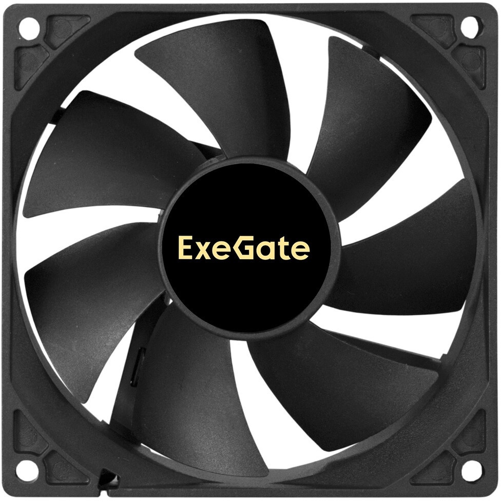 Вентилятор для корпуса ExeGate EX09238B3P-24 черный, 92 мм, 5000 об/мин, 56.3 дБ, 3 pin