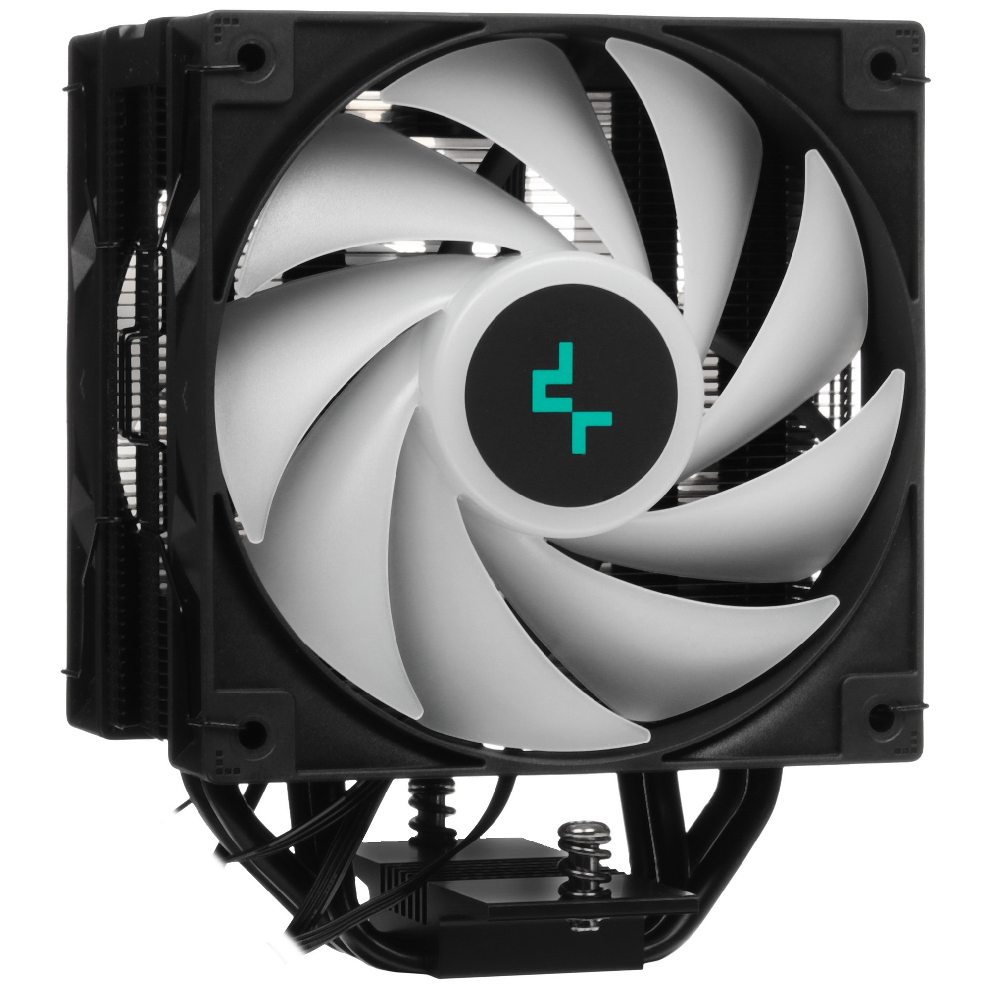 Кулер для процессора DEEPCOOL AG400 DIGITAL PLUS черный, 120 мм, алюминий/медь, 2100 об/мин, 31.6 дБ