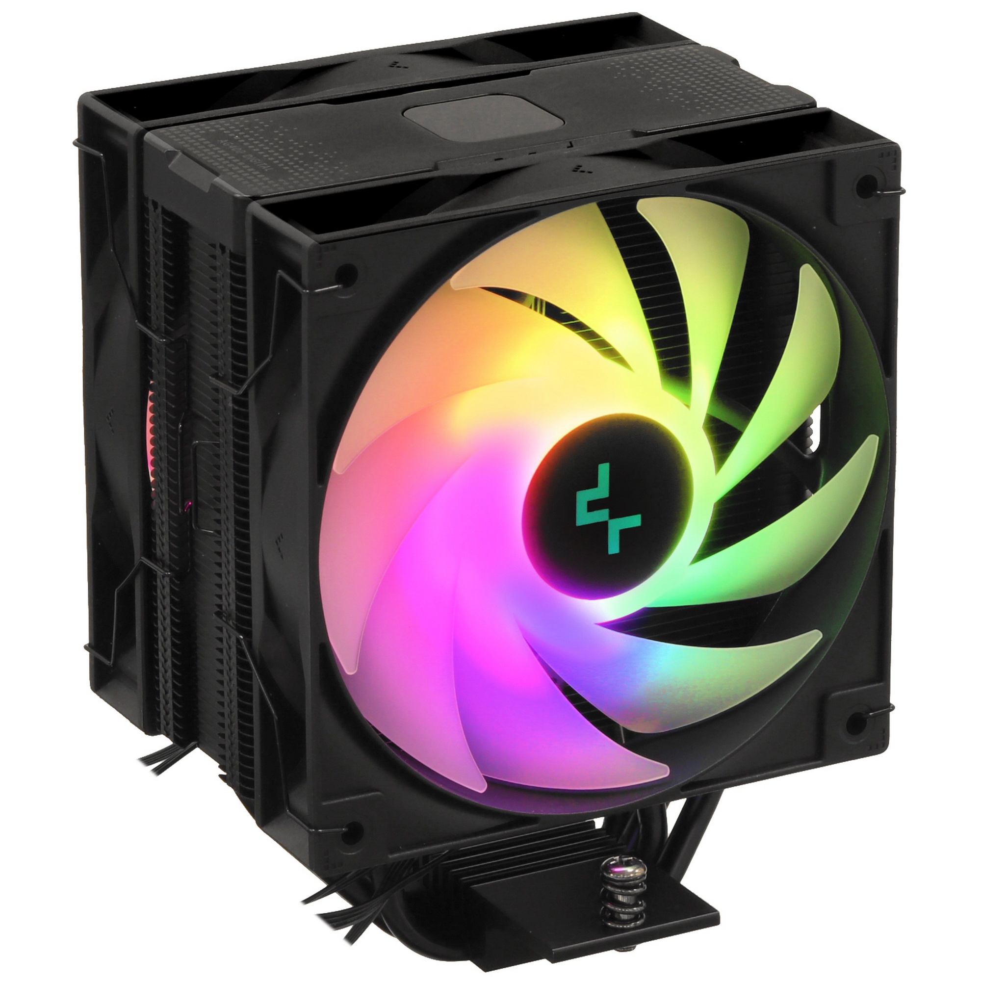 Кулер для процессора DEEPCOOL AG400 DIGITAL PLUS черный, 120 мм, алюминий/медь, 2100 об/мин, 31.6 дБ