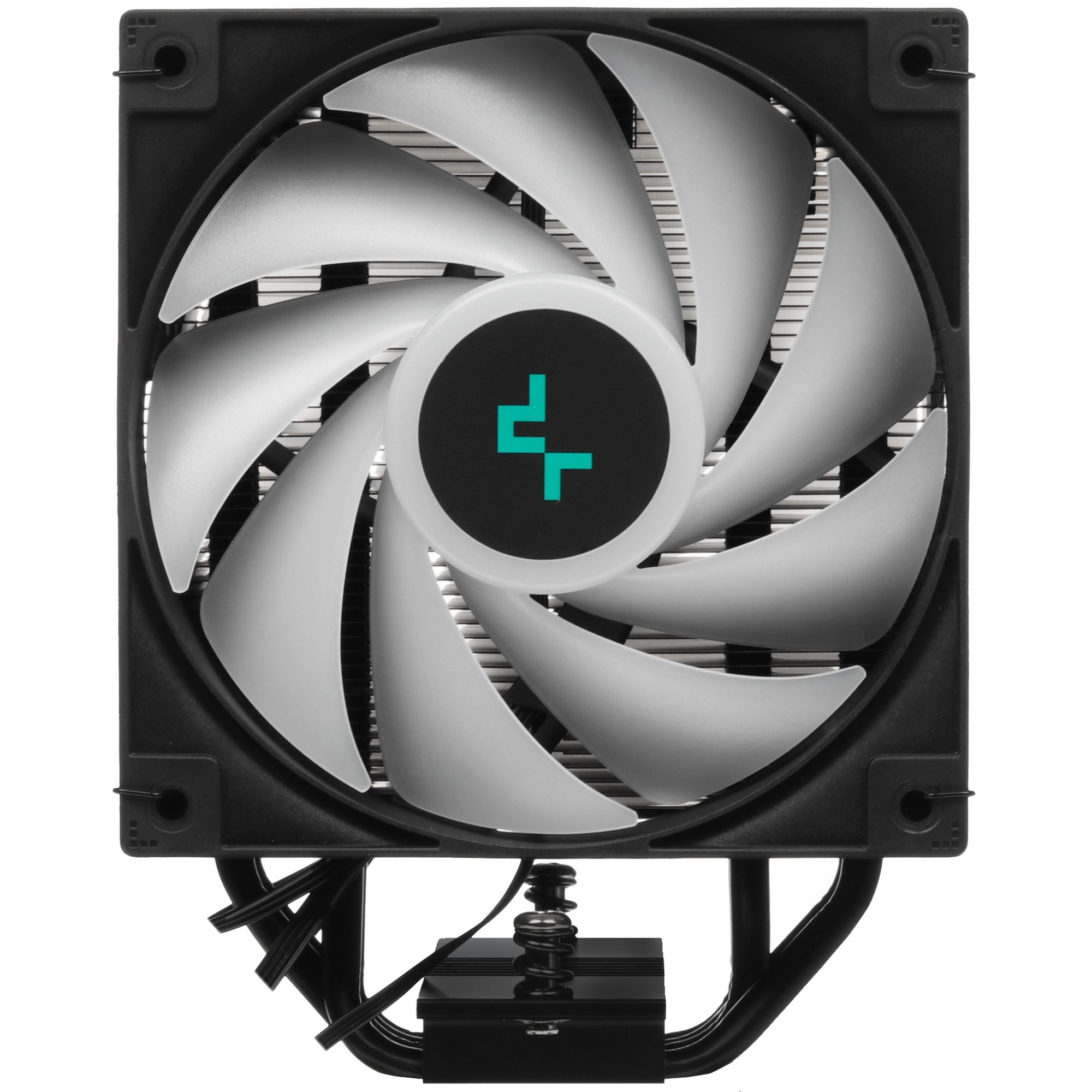 Кулер для процессора DEEPCOOL AG400 DIGITAL PLUS черный, 120 мм, алюминий/медь, 2100 об/мин, 31.6 дБ