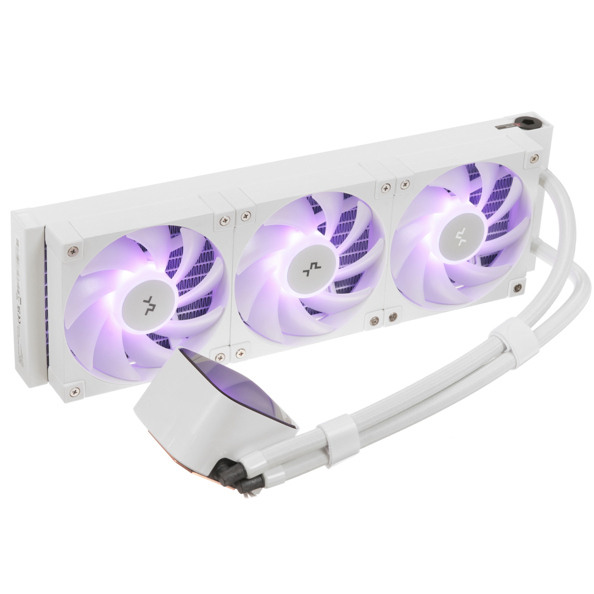 Система жидкостного охлаждения DEEPCOOL LD360 WH белый, 120 мм, алюминий/медь, 2400 об/мин, 38.71 дБ