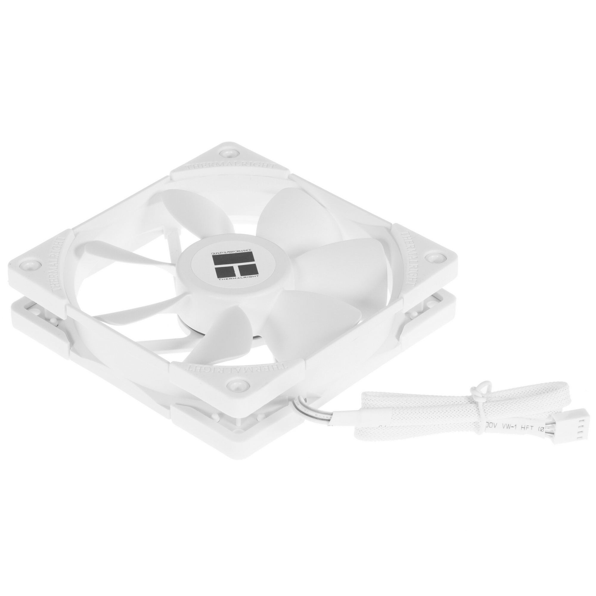 Вентилятор для корпуса Thermalright TL-R12-W белый, 120 мм, 1500 об/мин, 23 дБ, 4 pin