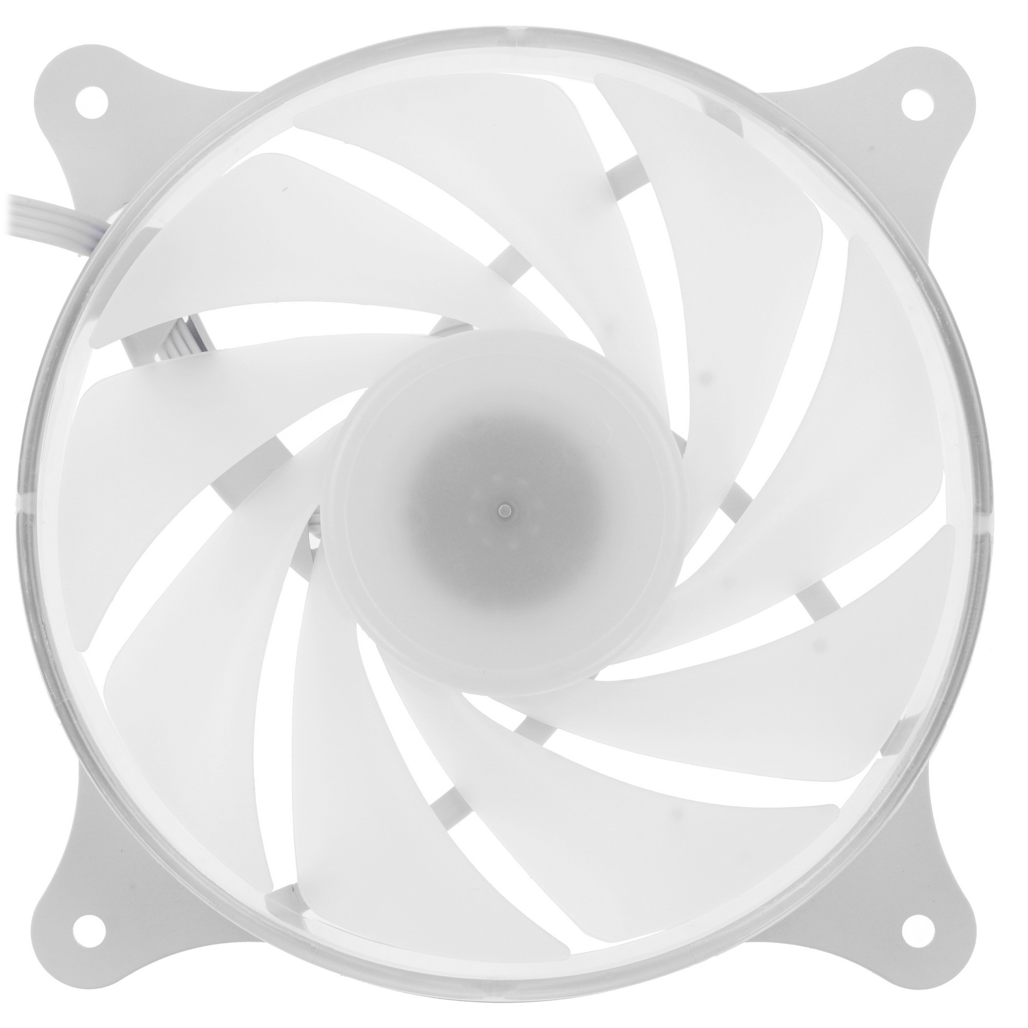 Вентилятор для корпуса GMNG GG-CF120FRGB3-PWMWH белый, 120 мм, 2000 об/мин, 26 дБ, 4 pin