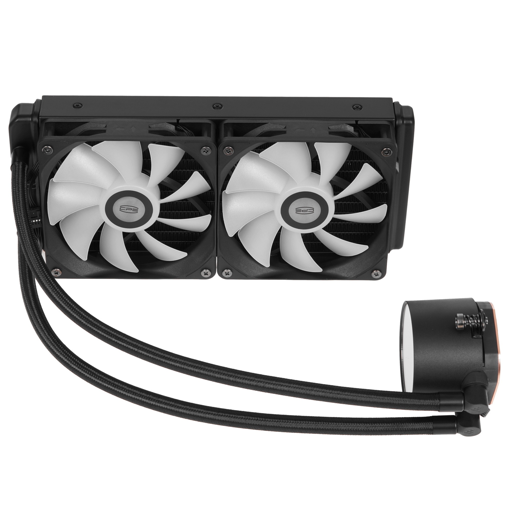 Система охлаждения PCCooler DA240 ARGB черный 120мм алюминий+медь 1800rpm 33.8db 3-pin 300W