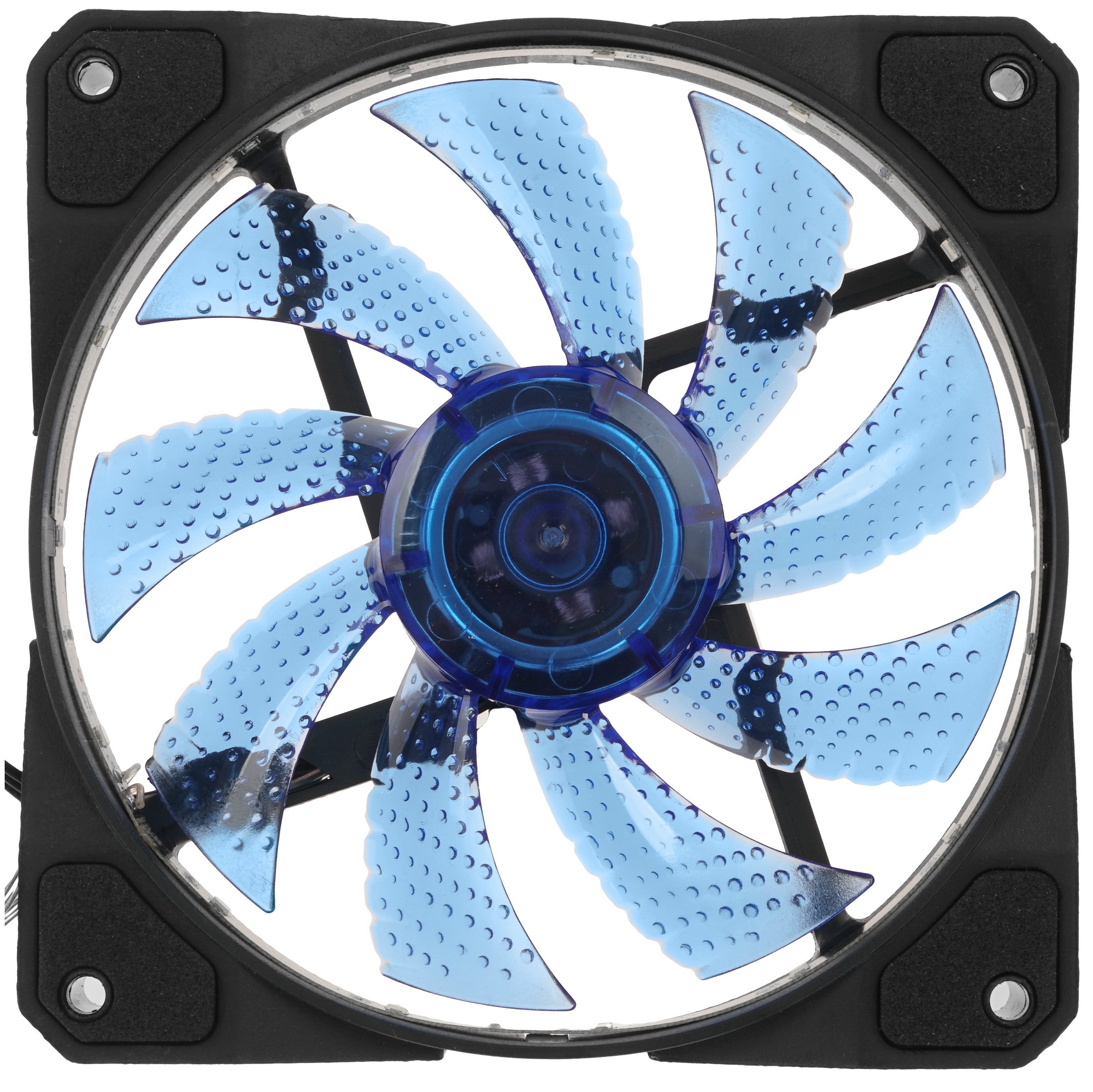 Вентилятор для корпуса Digma DFAN-LED-BLUE черный, 120 мм, 1200 об/мин, 23 дБ, 4 pin