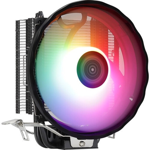 Кулер для процессора AeroCool / Formula Rave 4 ARGB черный, 120 мм, алюминий/медь, 1800 об/мин, 27 д