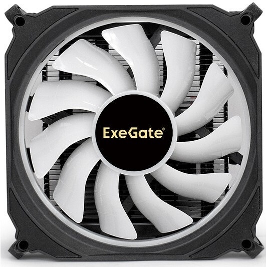 Кулер для процессора AeroCool / Formula Rave 4 ARGB черный, 120 мм, алюминий/медь, 1800 об/мин, 27 д