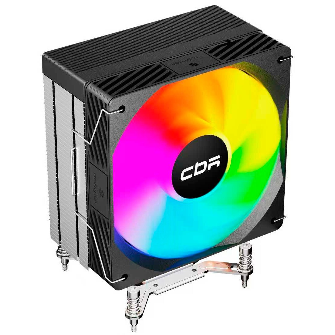 Кулер для процессора AeroCool / Formula Rave 4 ARGB черный, 120 мм, алюминий/медь, 1800 об/мин, 27 д