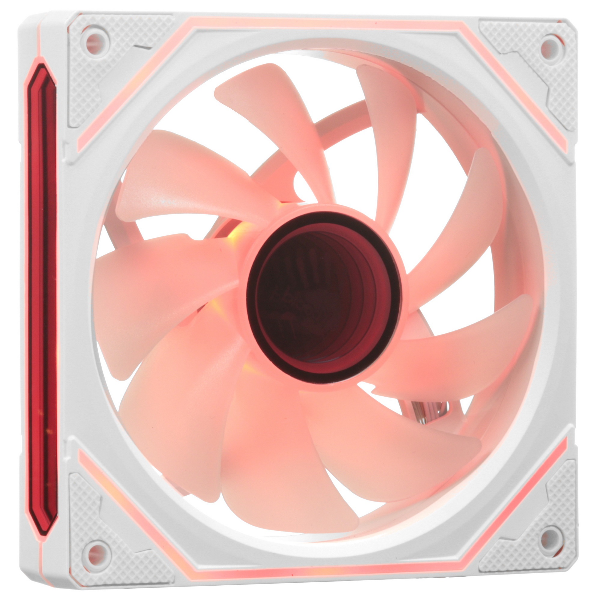Вентилятор для корпуса Bloody BD-CF120ARGB5 LCD ARGB белый, 120 мм, 1600 об/мин, 26 дБ, 4 pin