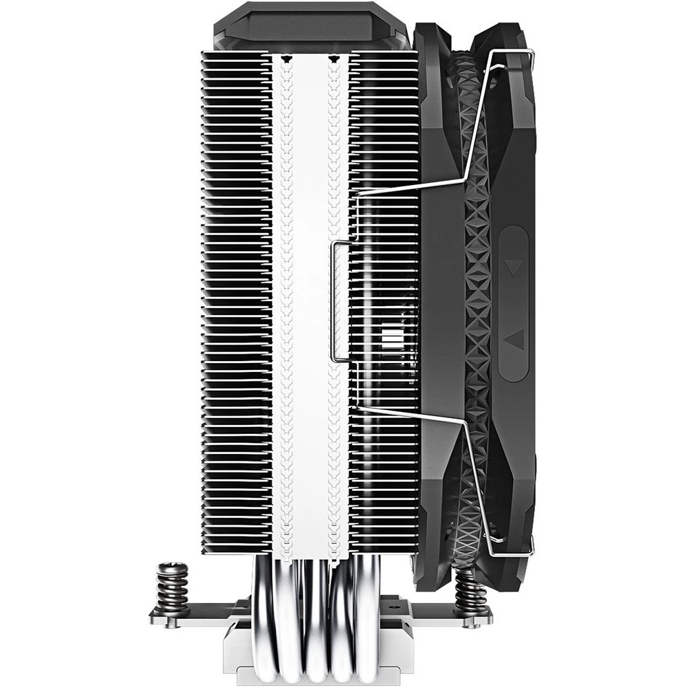 Кулер для процессора DEEPCOOL AS500 черный, 140 мм, алюминий/медь, 1200 об/мин, 26 дБ, 4 pin, 220 Вт