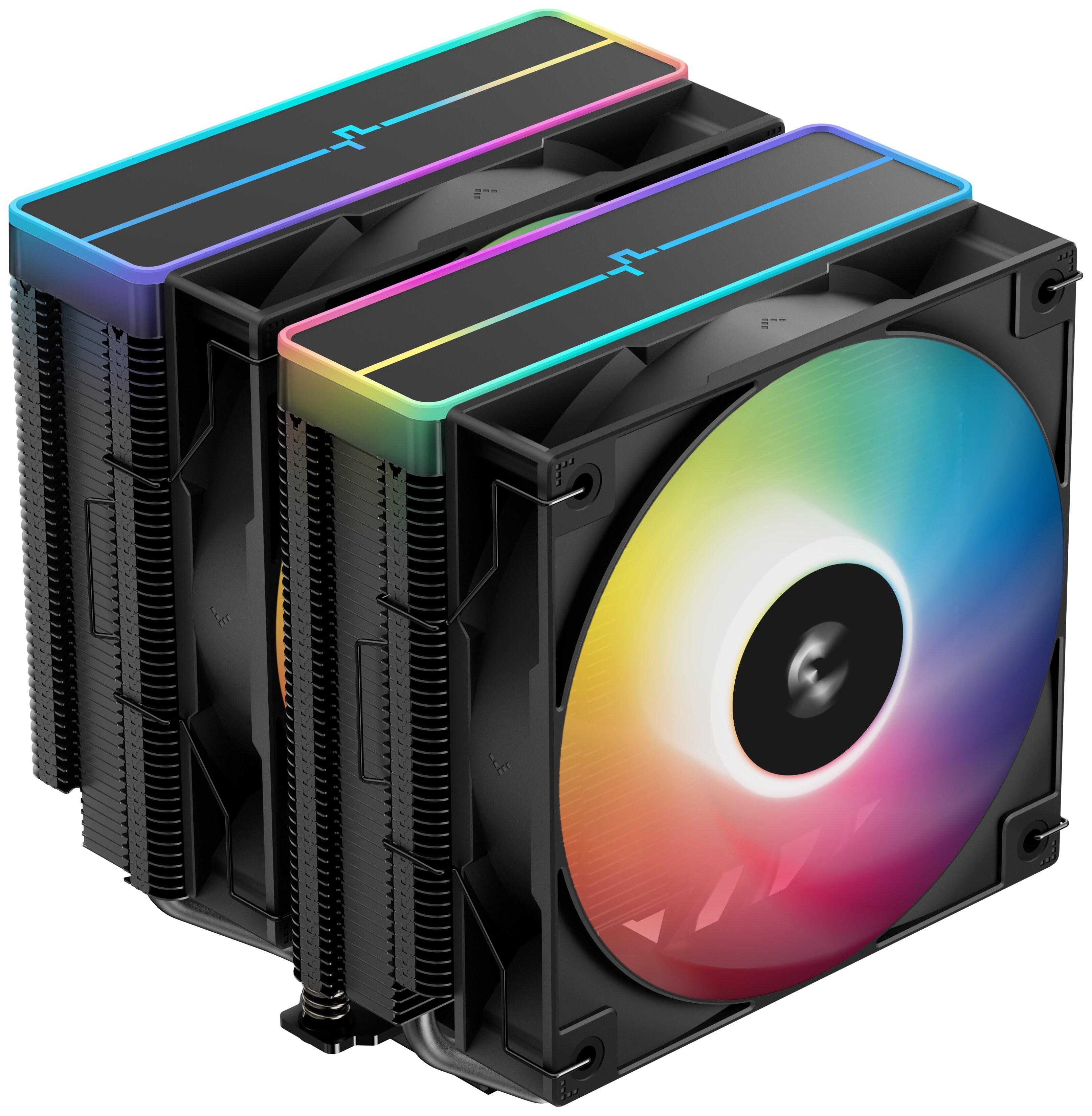 Кулер для процессора DEEPCOOL AG620 BK ARGB V2 черный 120мм алюминий+медь 1850rpm 29.4db 4-pin 260W