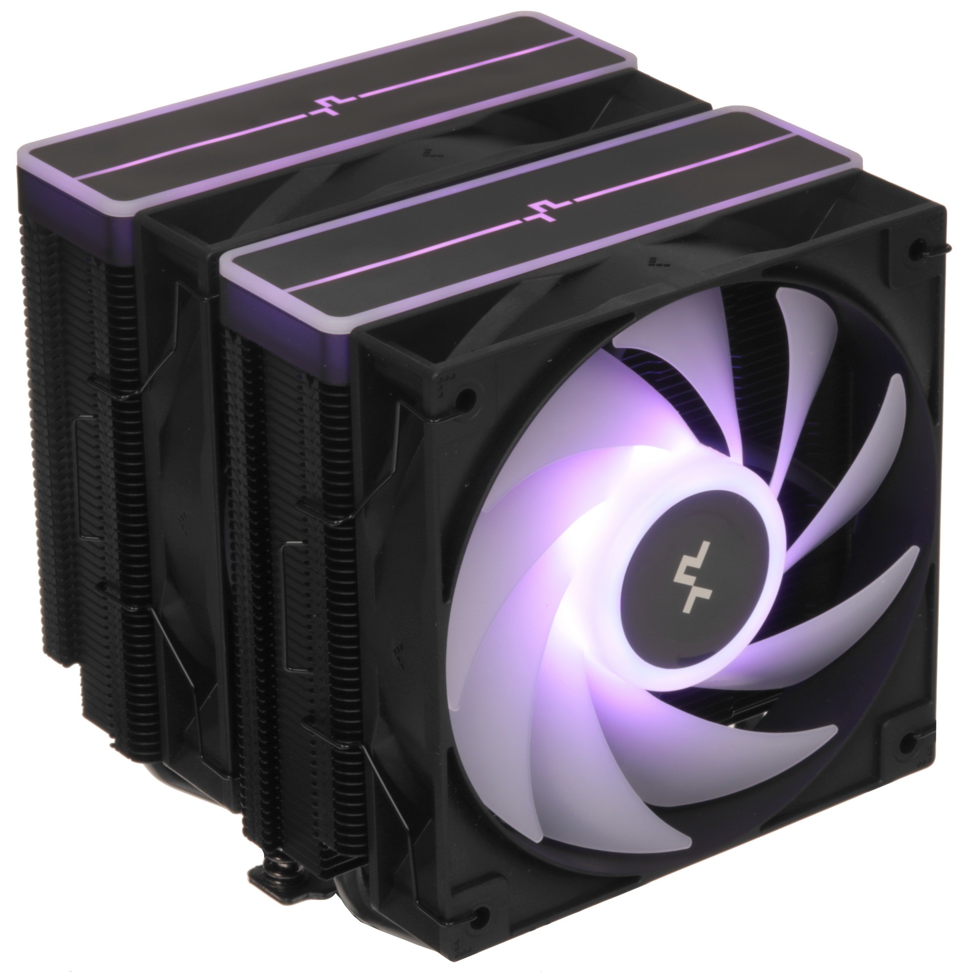 Кулер для процессора DEEPCOOL AG620 BK ARGB V2 черный 120мм алюминий+медь 1850rpm 29.4db 4-pin 260W