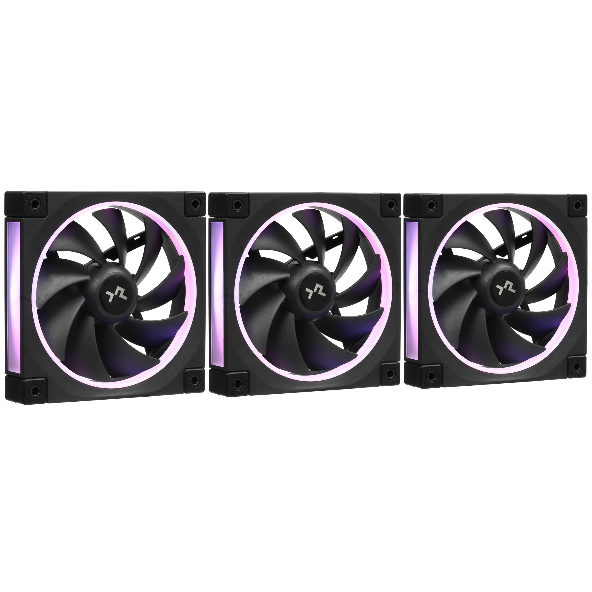 Комплект вентиляторов для корпуса DEEPCOOL FL12-3 IN 1 черный, 120 мм, 2150 об/мин, 32 дБ, 4 pin