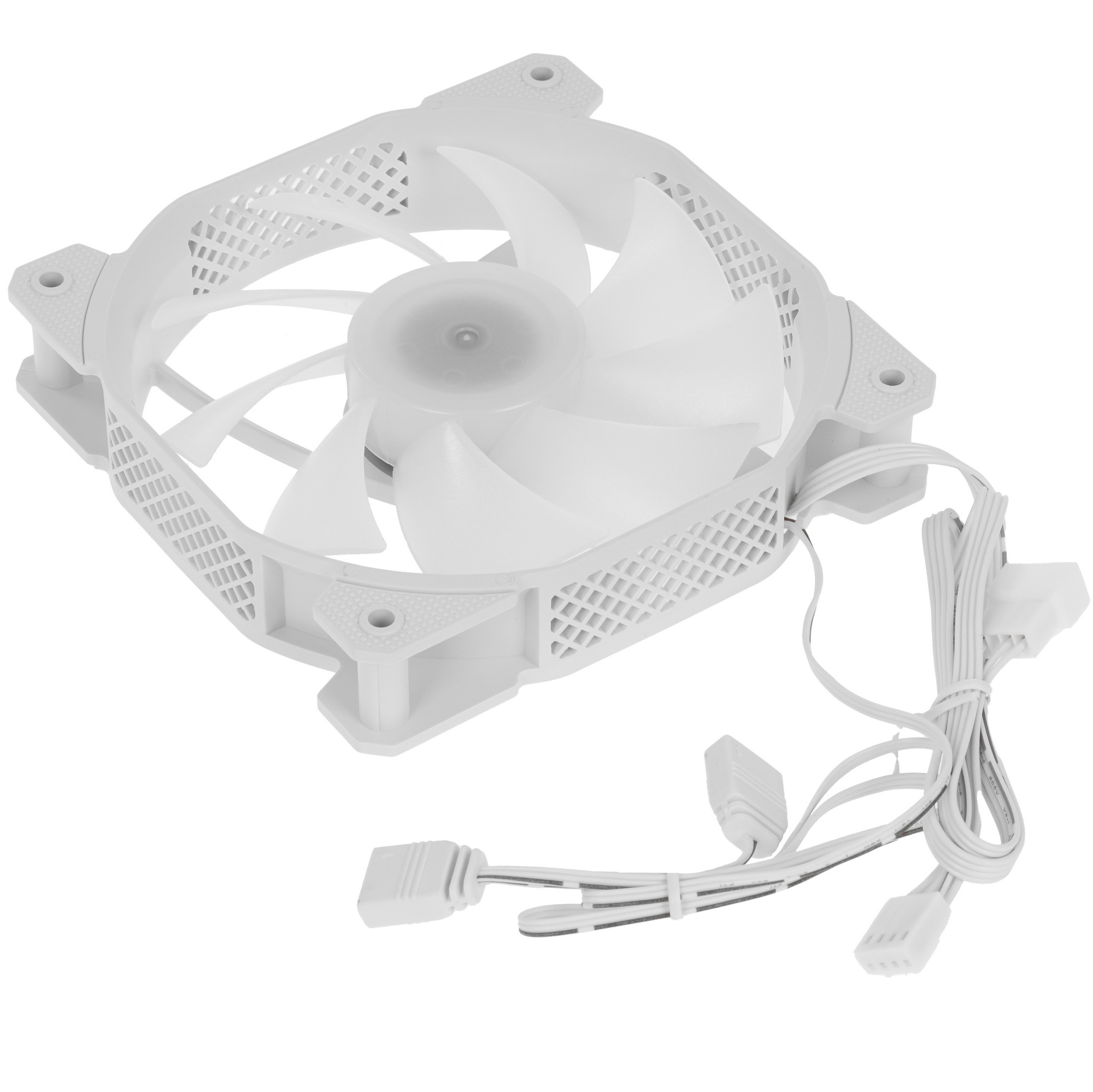 Вентилятор для корпуса Aerocool / Formula Cosmic 12WH ARPW ARGB белый, 120 мм, 1500 об/мин, 26.8 дБ,