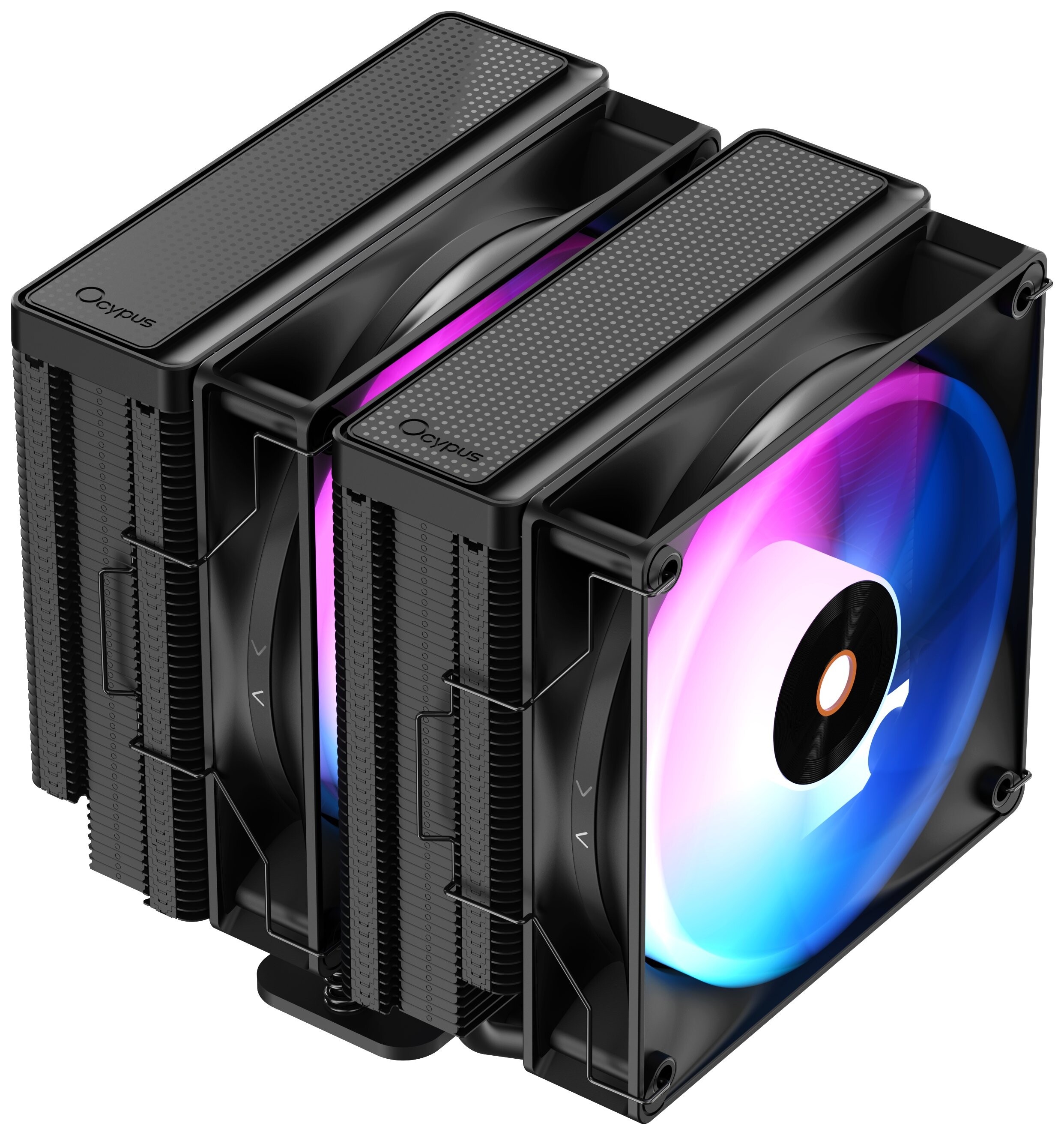 Кулер Ocypus Delta A62 BK ARGB черный 120мм алюминий+медь 2000rpm 29db 4-pin 260W 156мм
