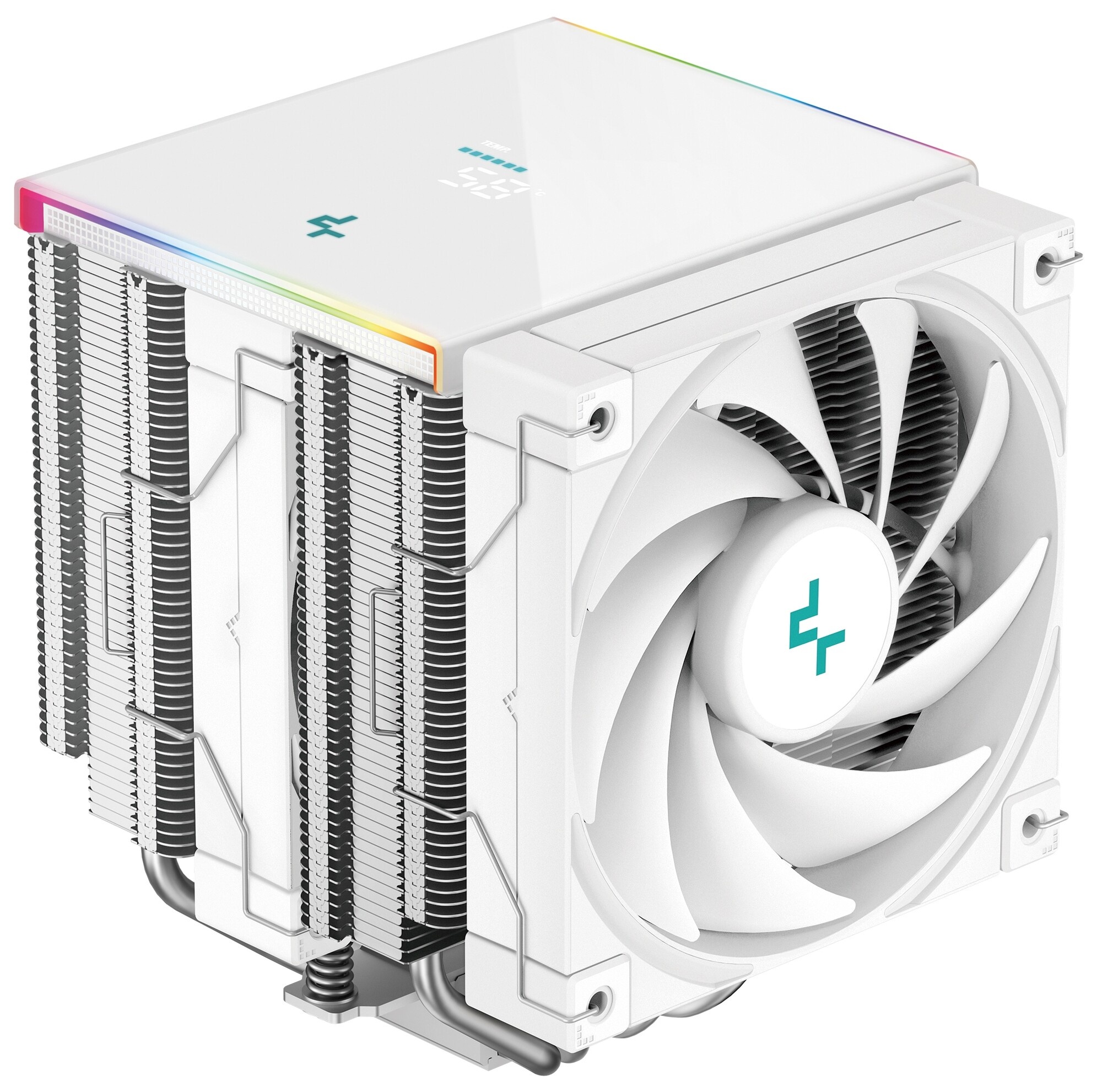 Кулер для процессора DEEPCOOL AK620 WH белый, 120 мм, алюминий/медь, 1850 об/мин, 28 дБ, 4 pin, 260
