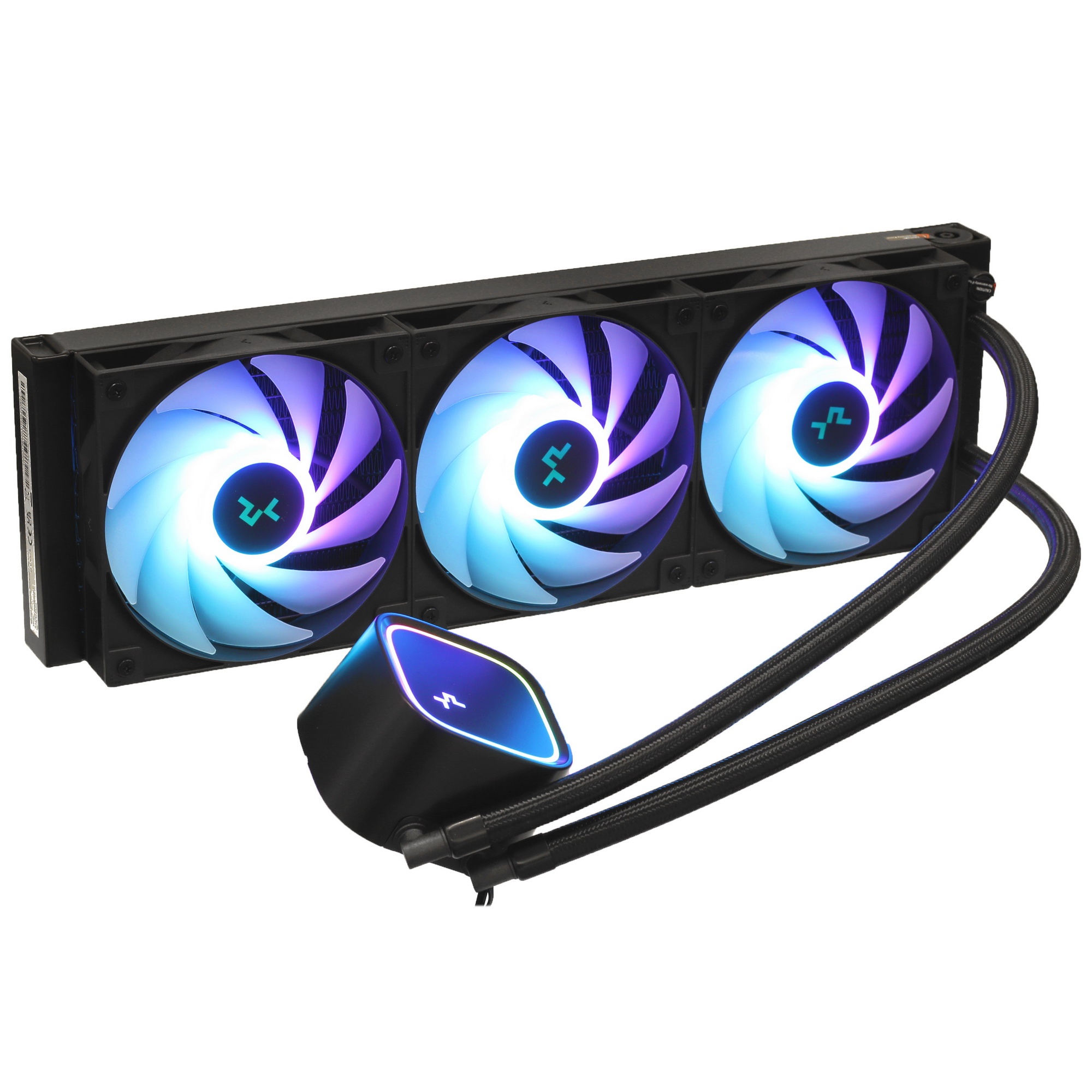 Система жидкостного охлаждения DEEPCOOL LE720 черный, 120 мм, алюминий/медь, 2250 об/мин, 32.9 дБ, 4