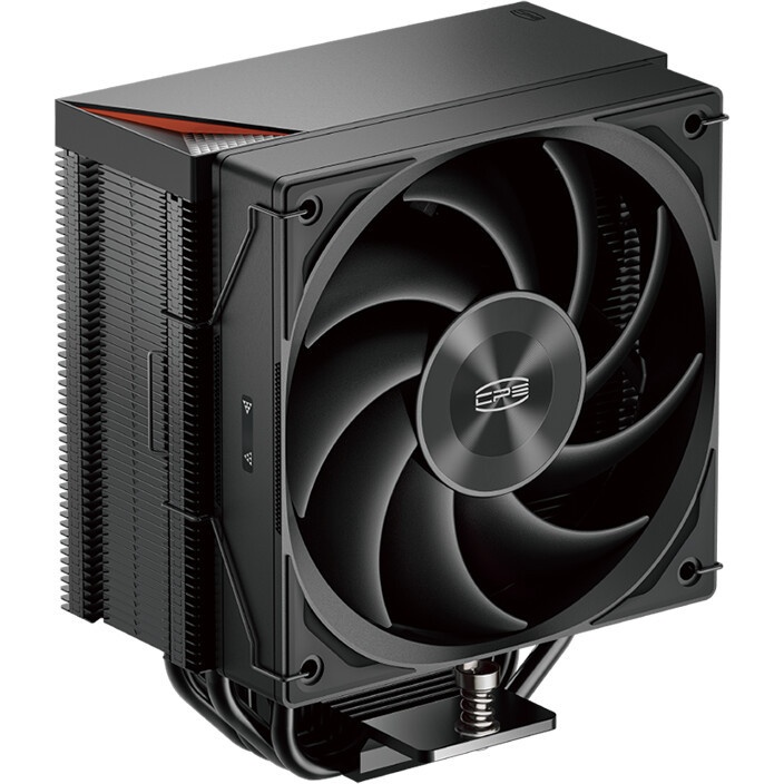 Кулер для процессора/ PCCooler RT620 Digital BK (250W, 4-pin PWM, LED temp., 157mm, , 6x6mm, 2x120mm
