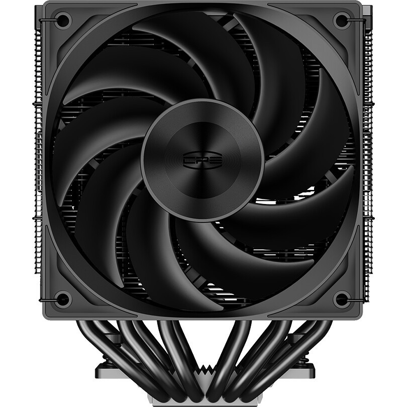Кулер для процессора/ PCCooler RT620 Digital BK (250W, 4-pin PWM, LED temp., 157mm, , 6x6mm, 2x120mm