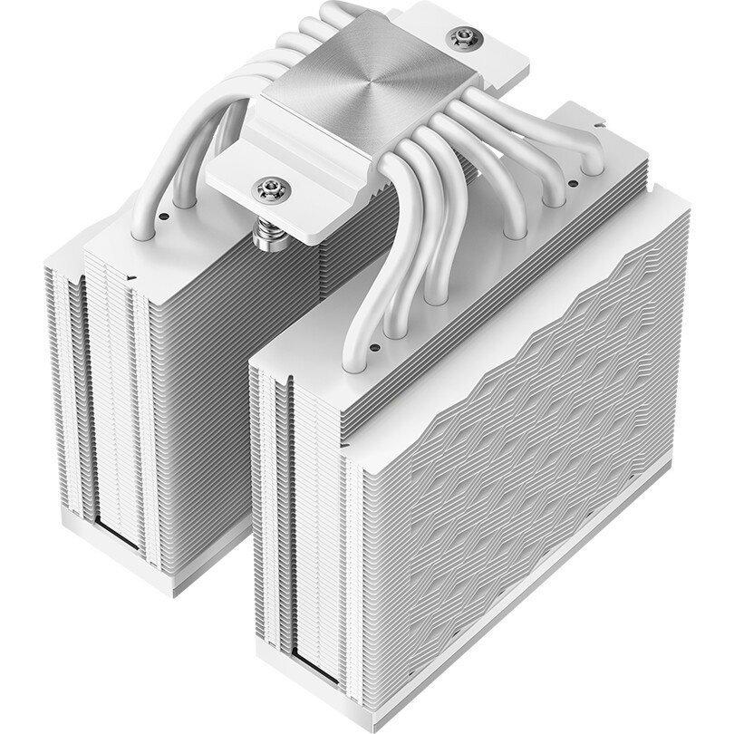 Кулер для процессора/ PCCooler RT620 Digital BK (250W, 4-pin PWM, LED temp., 157mm, , 6x6mm, 2x120mm