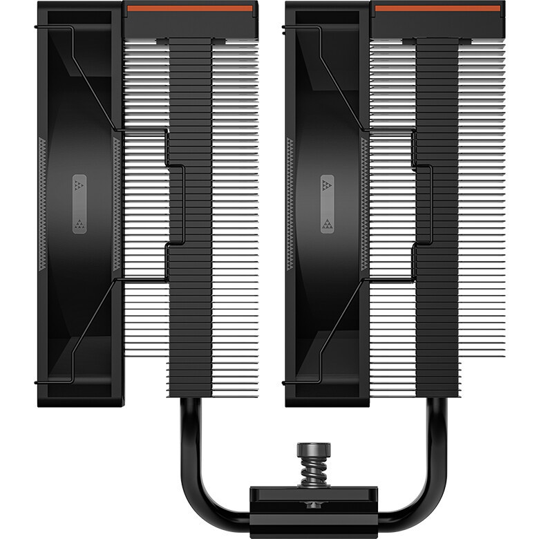 Кулер для процессора/ PCCooler RT620 Digital BK (250W, 4-pin PWM, LED temp., 157mm, , 6x6mm, 2x120mm