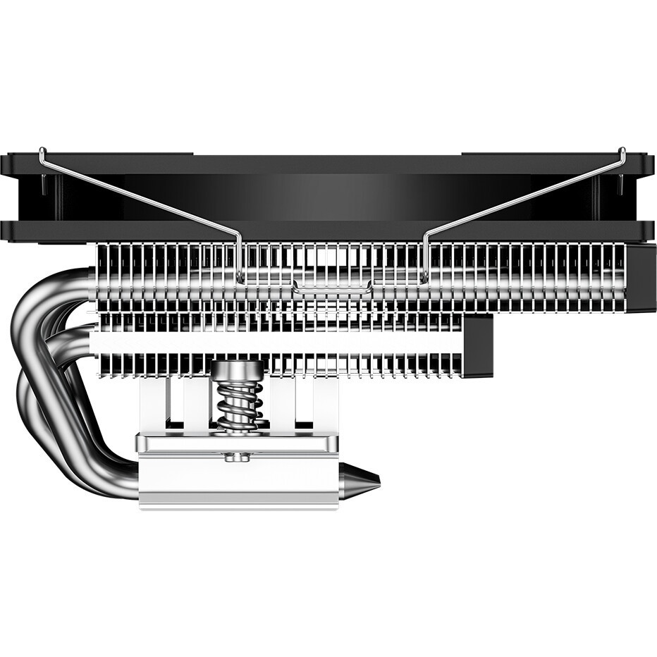 Кулер для процессора/ PCCooler RT620 Digital BK (250W, 4-pin PWM, LED temp., 157mm, , 6x6mm, 2x120mm