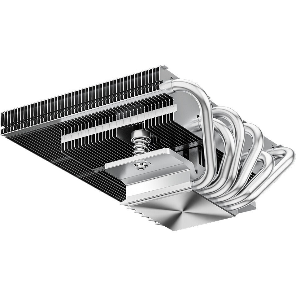 Кулер для процессора/ PCCooler RT620 Digital BK (250W, 4-pin PWM, LED temp., 157mm, , 6x6mm, 2x120mm