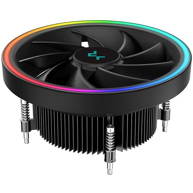 Кулер для процессора DEEPCOOL UL551 черный, 136 мм, алюминий, 1800 об/мин, 26.8 дБ, 4 pin, 95 Вт, 71