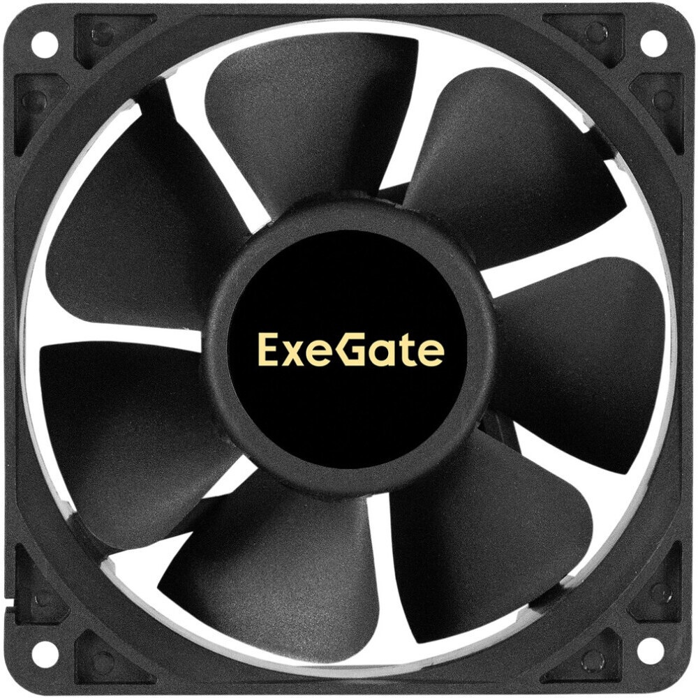 Вентилятор для корпуса ExeGate EX12038B3P-24 черный, 120 мм, 3000 об/мин, 46.1 дБ, 3 pin
