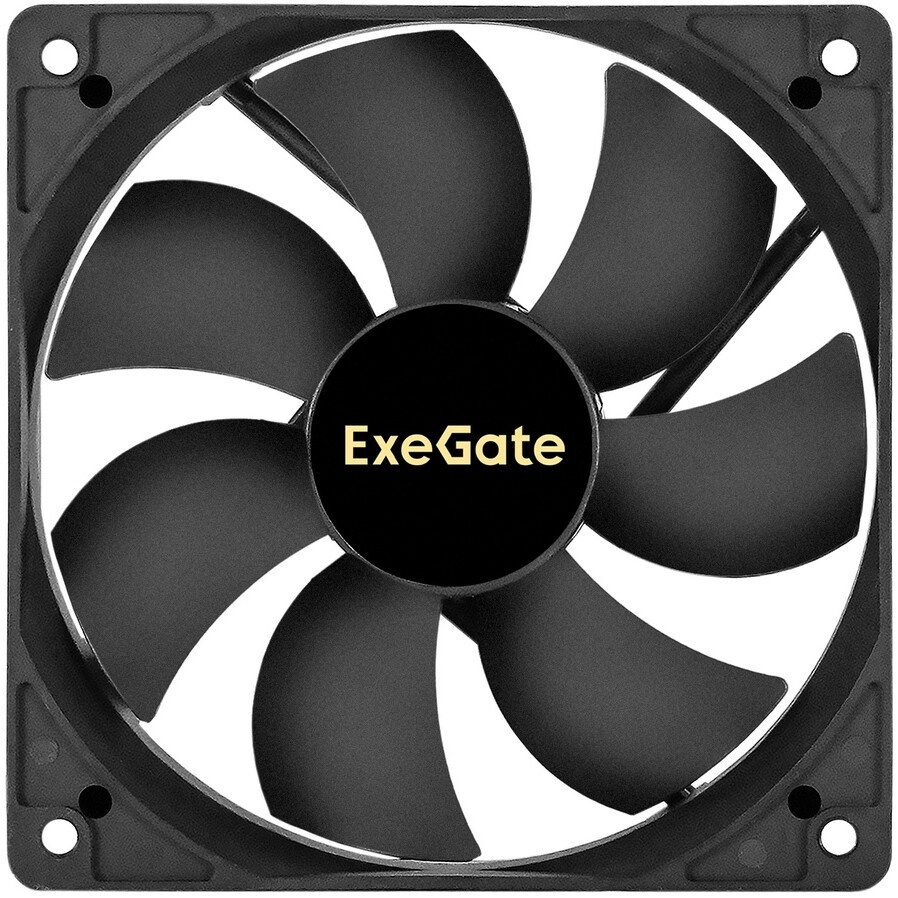 Вентилятор для корпуса ExeGate EX12038B3P-24 черный, 120 мм, 3000 об/мин, 46.1 дБ, 3 pin