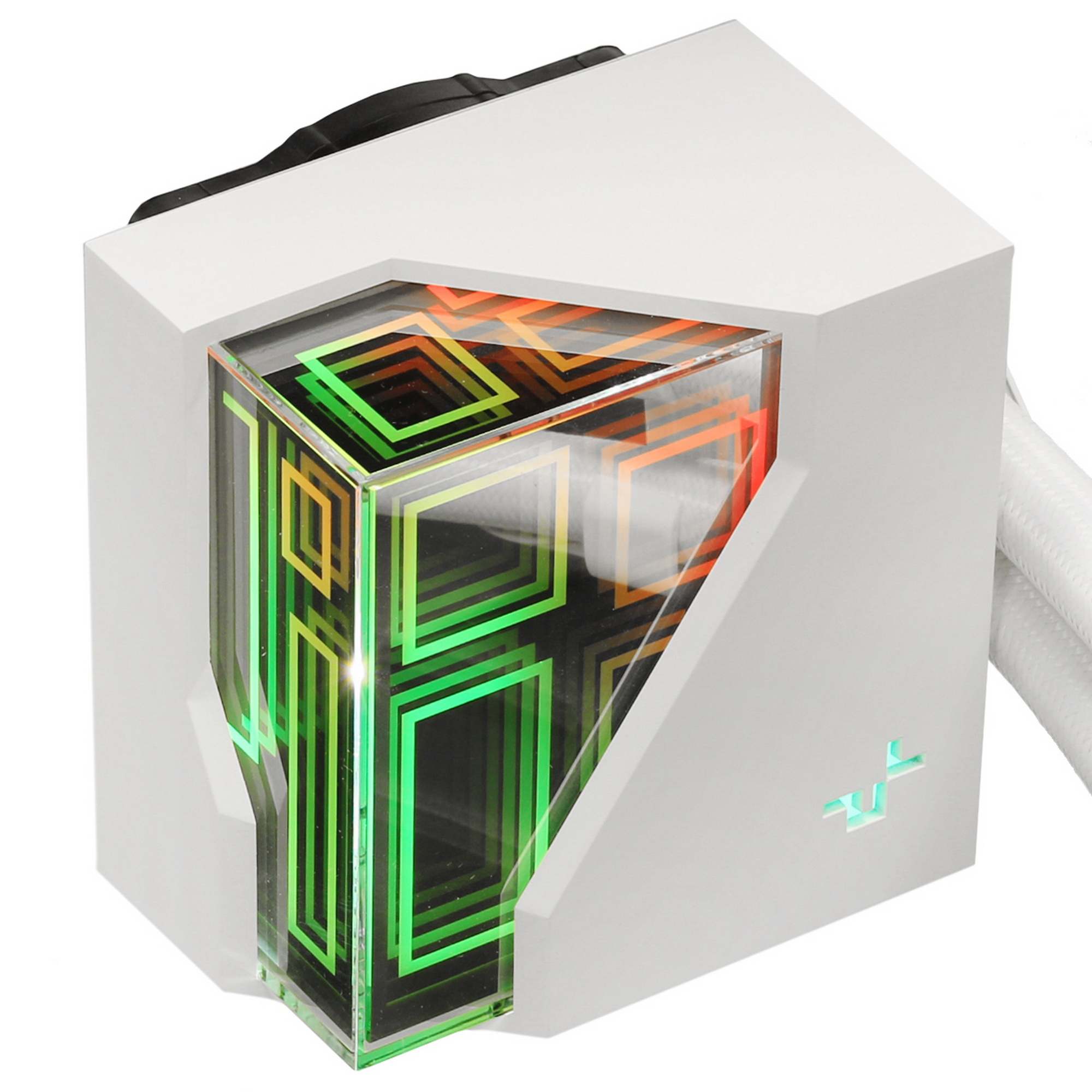 Система жидкостного охлаждения DEEPCOOL LT520 WH белый, 120 мм, алюминий/медь, 2250 об/мин, 32.9 дБ,