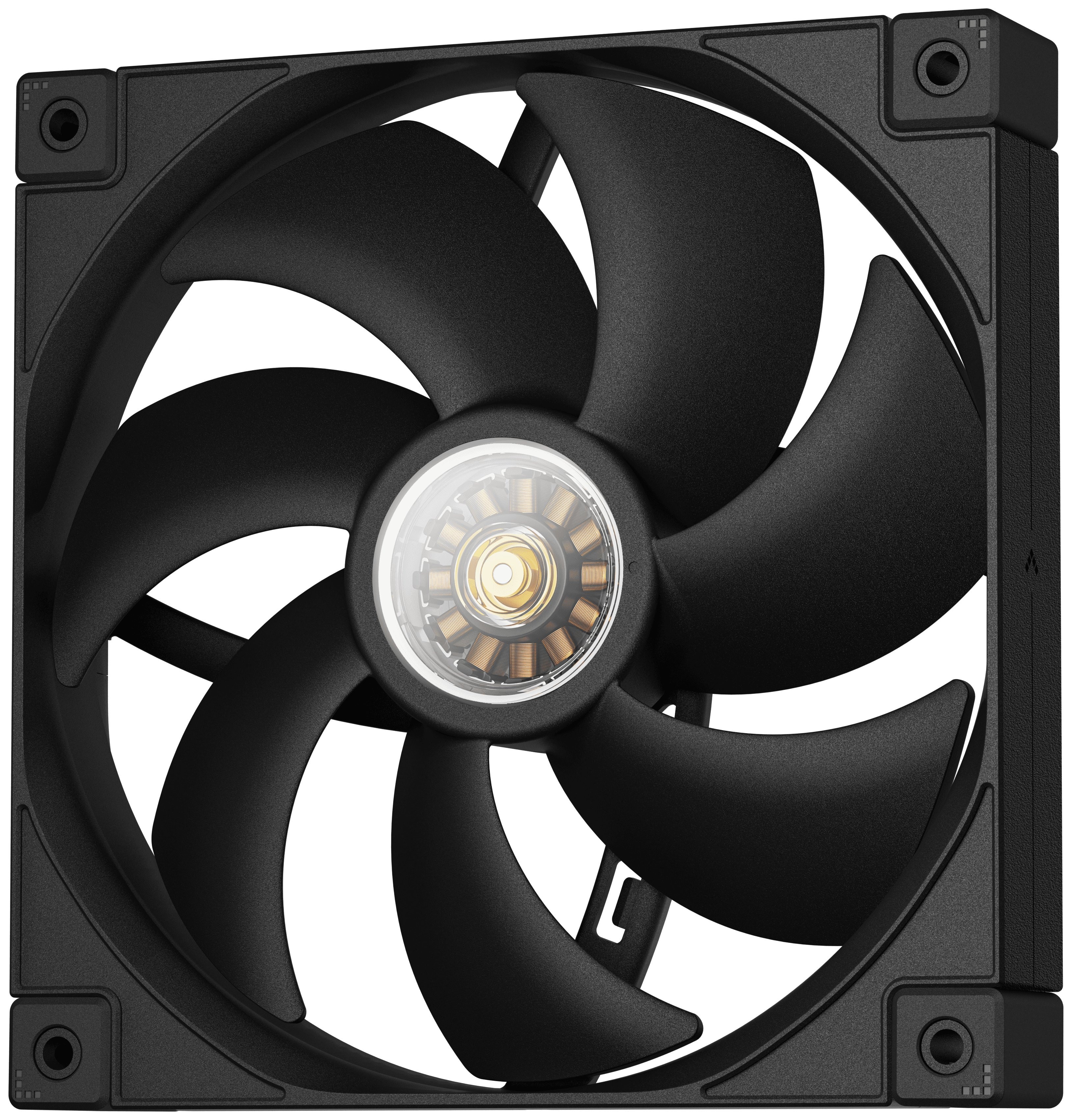 Вентилятор для корпуса DEEPCOOL FT14 черный, 140 мм, 1650 об/мин, 25.1 дБ, 4 pin