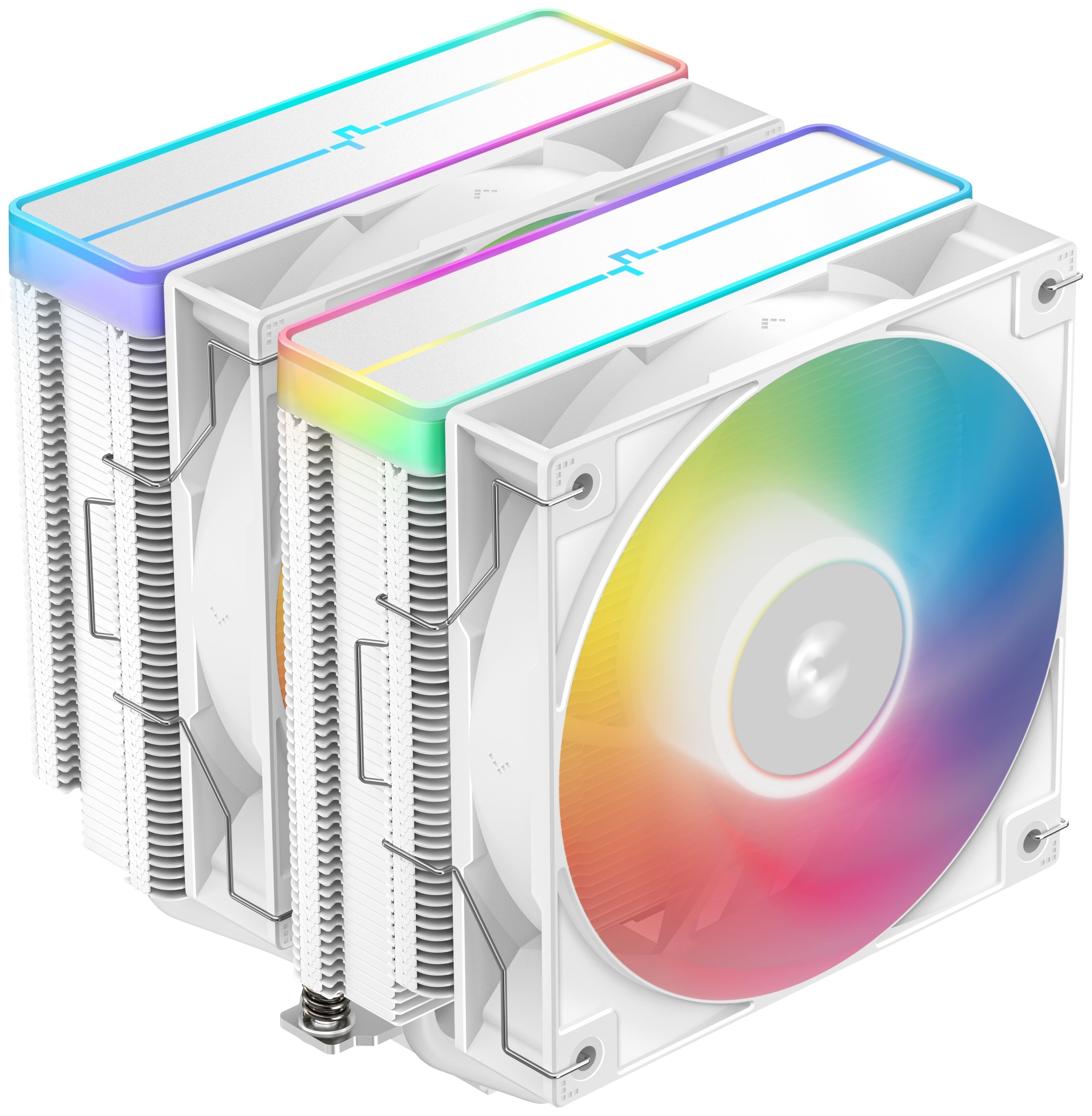Кулер для процессора DEEPCOOL AG620 WH ARGB V2 LGA20XX/1700/1200/115X/AM5/AM4 (9шт/кор, TDP 260W, PW