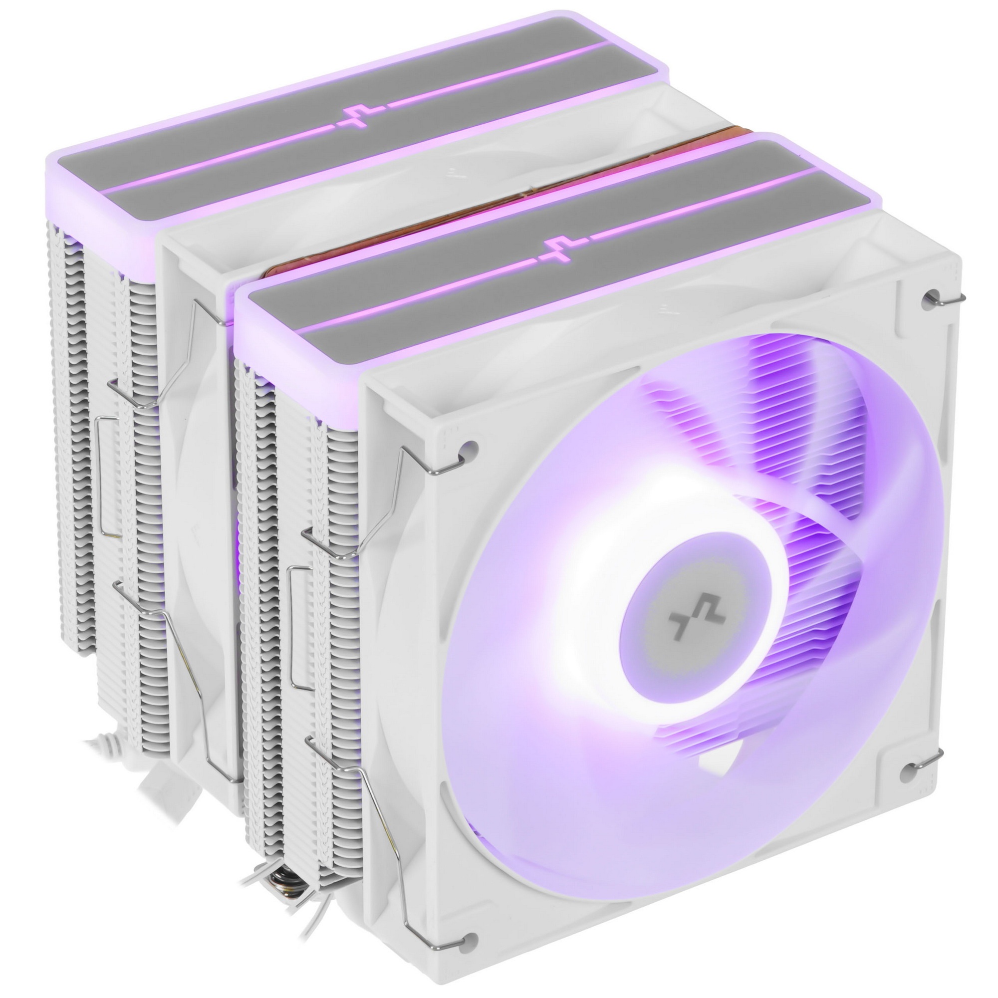 Кулер для процессора DEEPCOOL AG620 WH ARGB V2 LGA20XX/1700/1200/115X/AM5/AM4 (9шт/кор, TDP 260W, PW