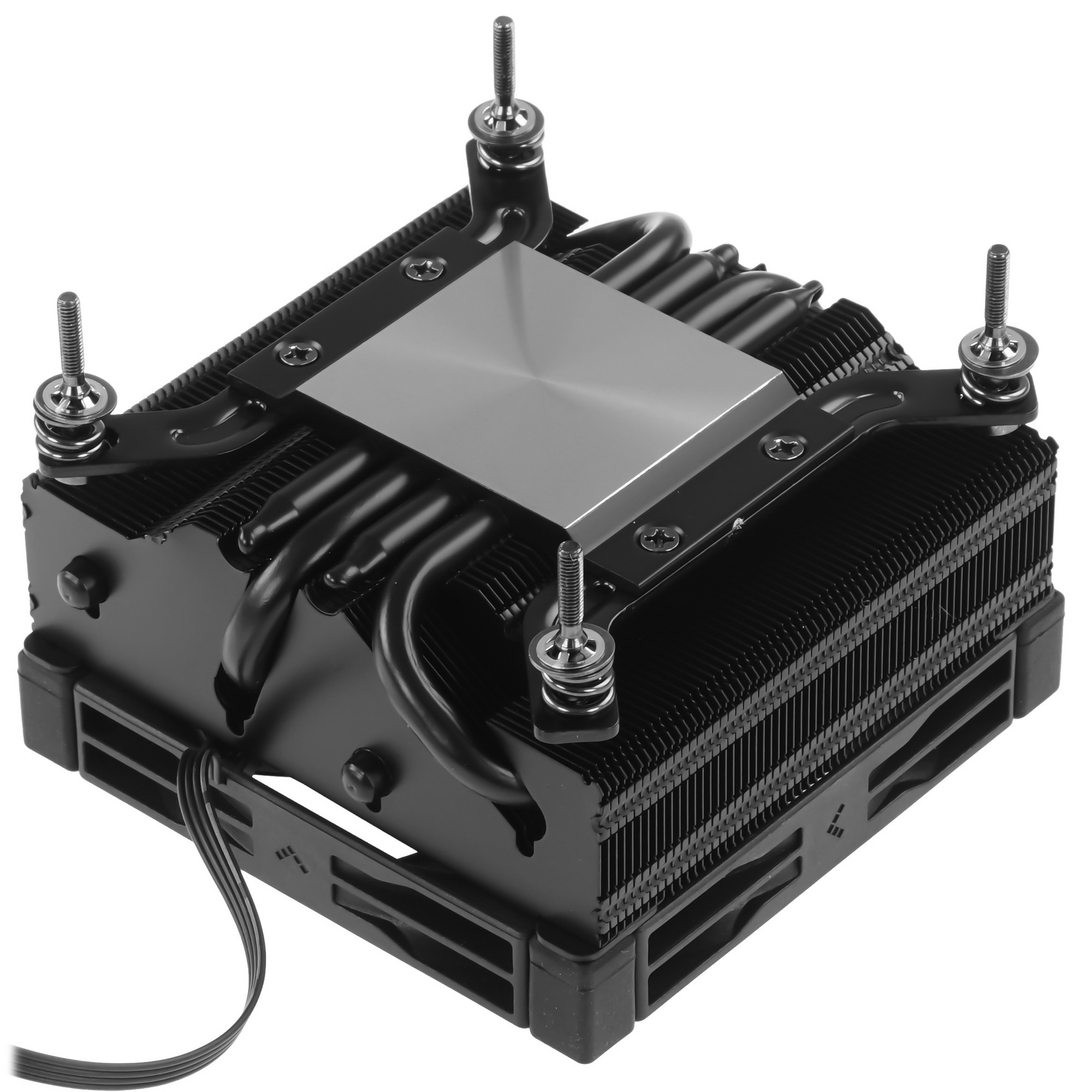 Кулер для процессора DEEPCOOL AN400 черный 92мм алюминий+медь 2900rpm 31db 4-pin 150W 52,5мм