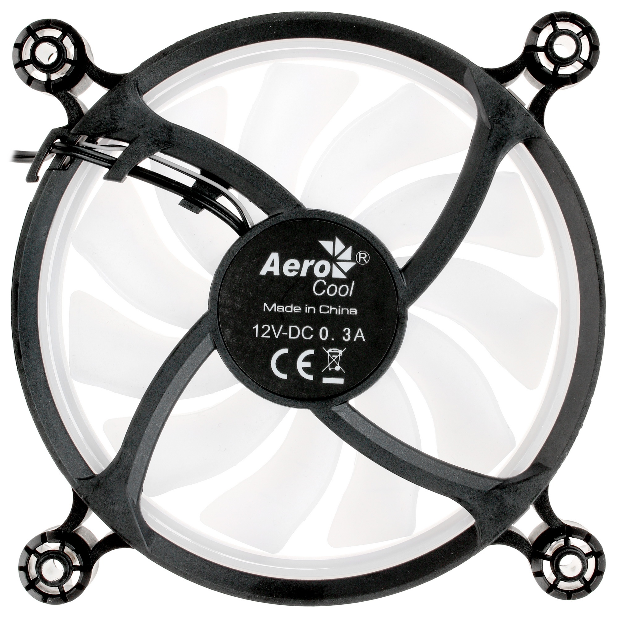 Вентилятор для корпуса AeroCool / Formula Spectro 12 FRGB черный, 120 мм, 1000 об/мин, 19.6 дБ, 4 pi