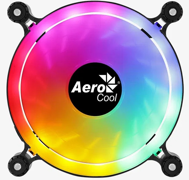Вентилятор для корпуса AeroCool / Formula Spectro 12 FRGB черный, 120 мм, 1000 об/мин, 19.6 дБ, 4 pi